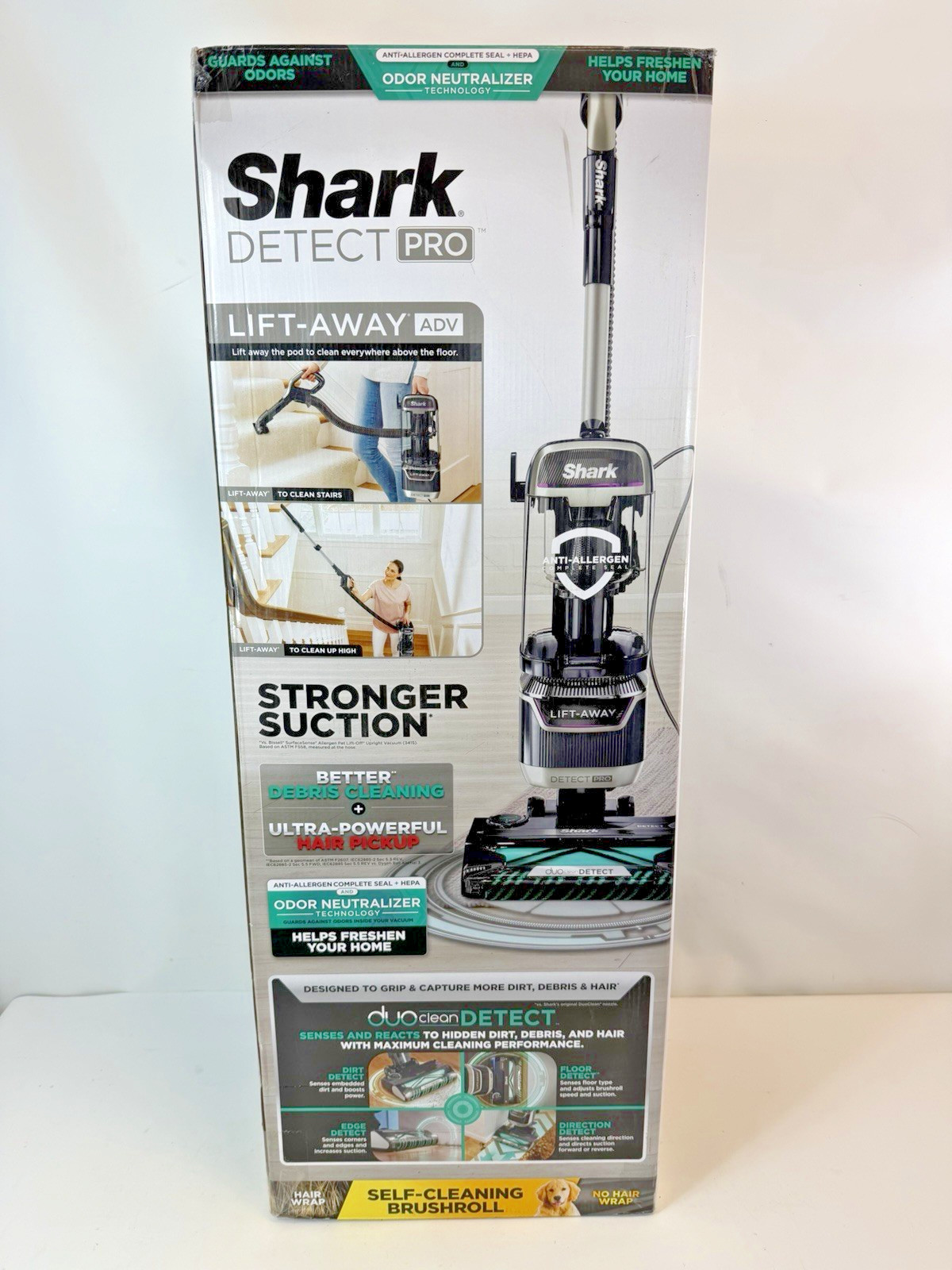 NEW Shark LA800 Vacuum Detect Pro Liftaway ADV Odor Neutralizer
