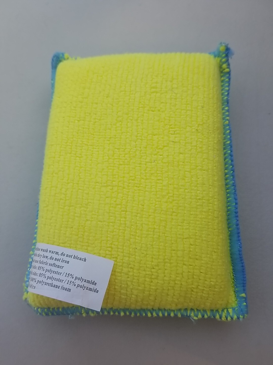 Microfiber Terry & Scrubber Sponge 5” X 3.5” X 1” -10 Pack