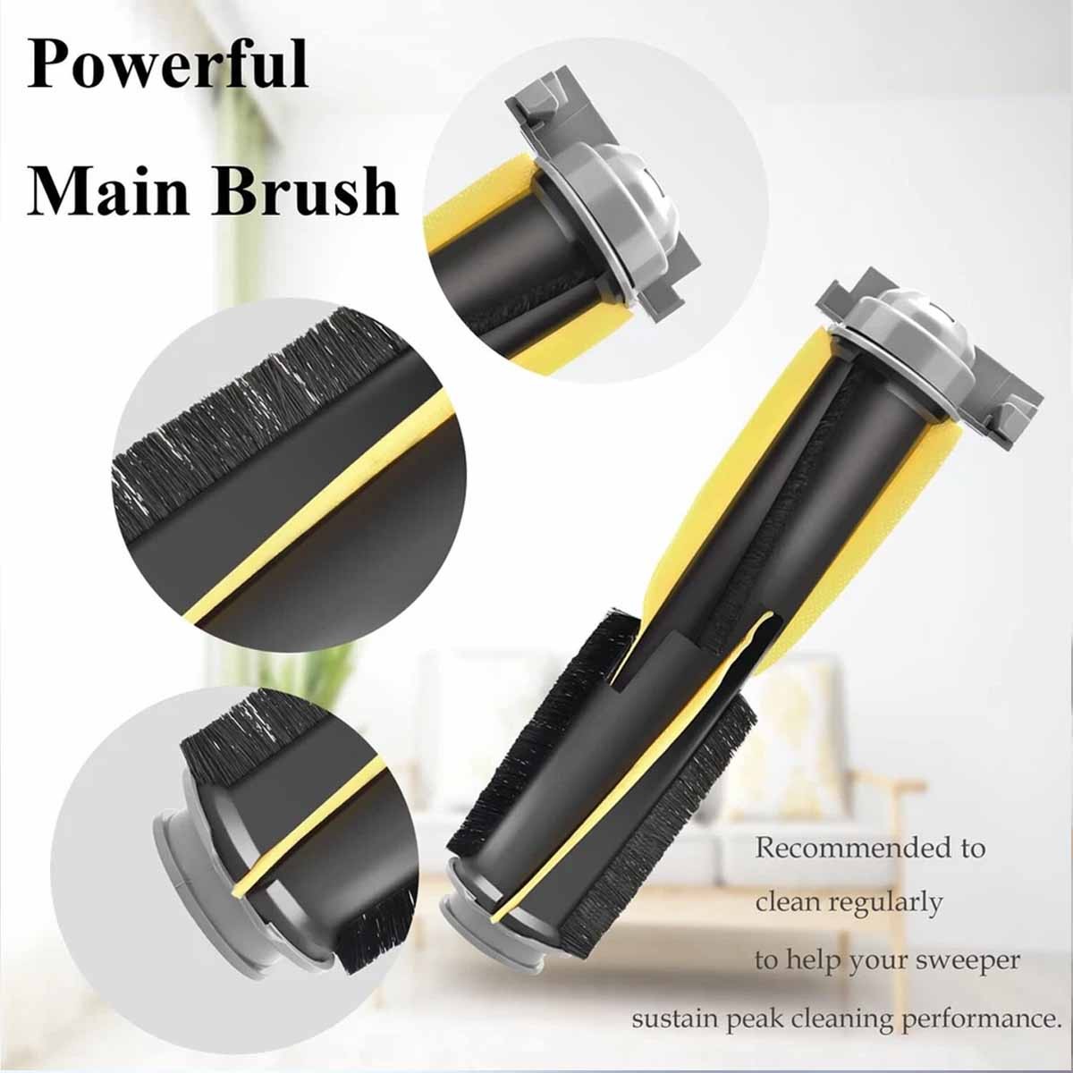 For Shark IQ RV100AE RV1000 RV1100VRUS Vacuum Parts Main/Side Brush & Filter