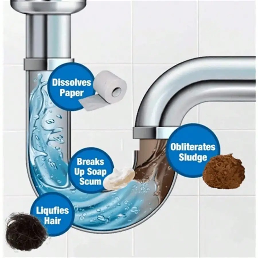 Wild Tornado Powerful Sink Drain Cleaner High Efficiency Clogging Remover