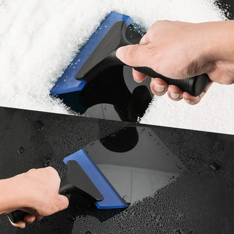 1Pc Rubber Window Tint Squeegee Car Glass Cleaner Water Blade Scraper Tool