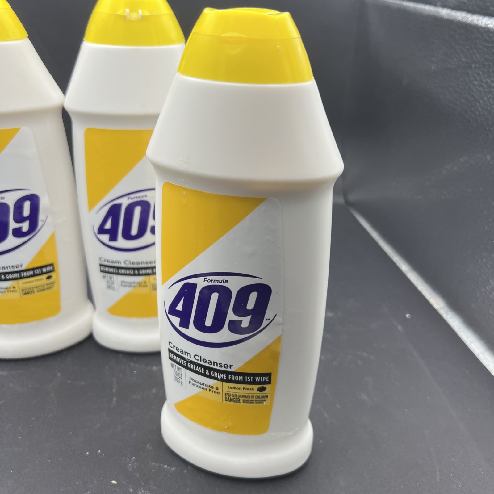 3 Formula 409 Cream Cleanser Removes Greese & Grime with LEMON FRESH 10 oz Each