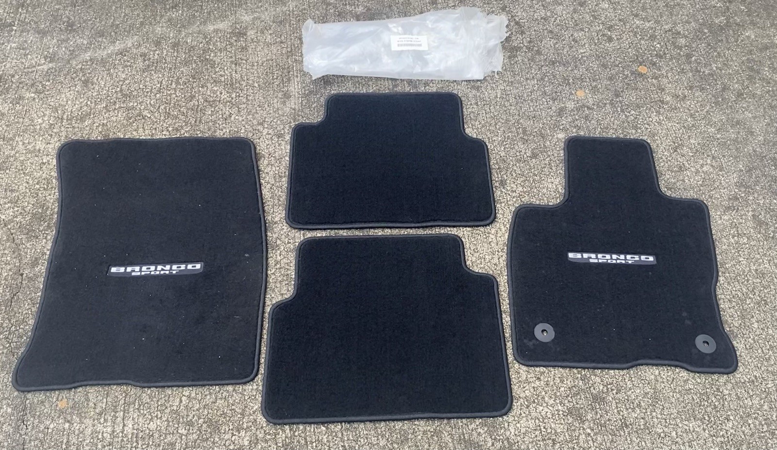 2022-2025 Ford Bronco Sport OEM Floor Mat Four Piece Set M1PB S130D00 AC3JA6