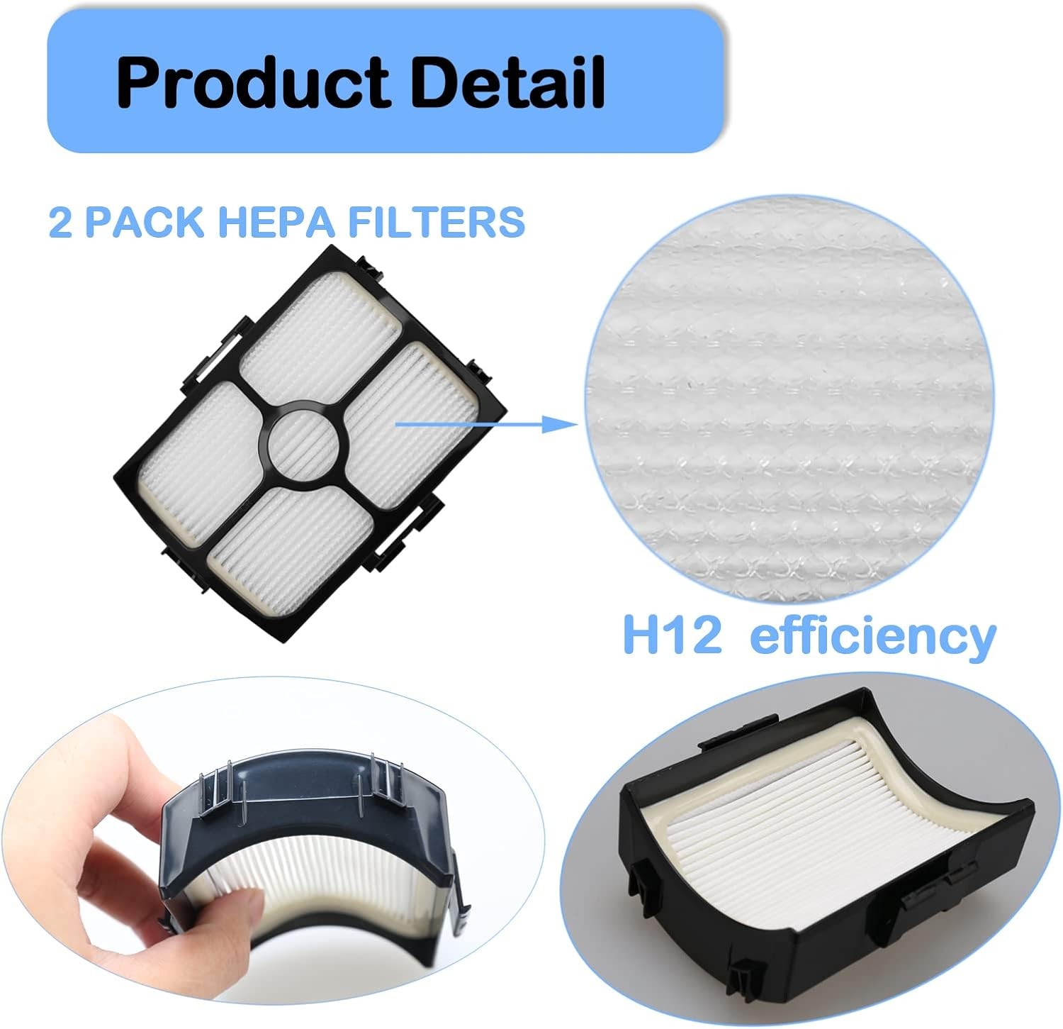 Replacement filter for Shark HZ3002 HZ3000 HZ4001AMZ HZ4002 Stratos Ultralight