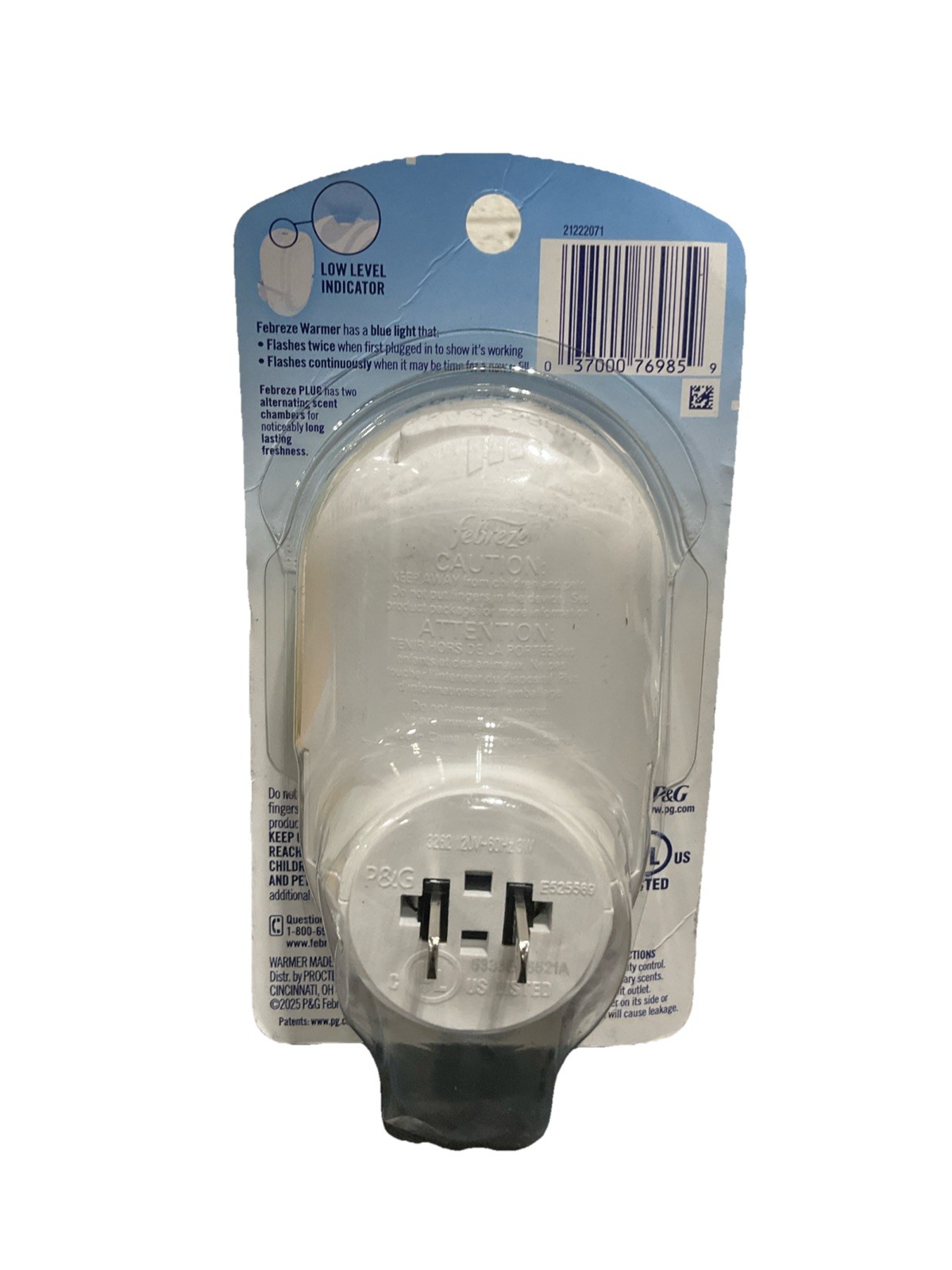New Febreze PLUG Oil Warmer Device Plug in