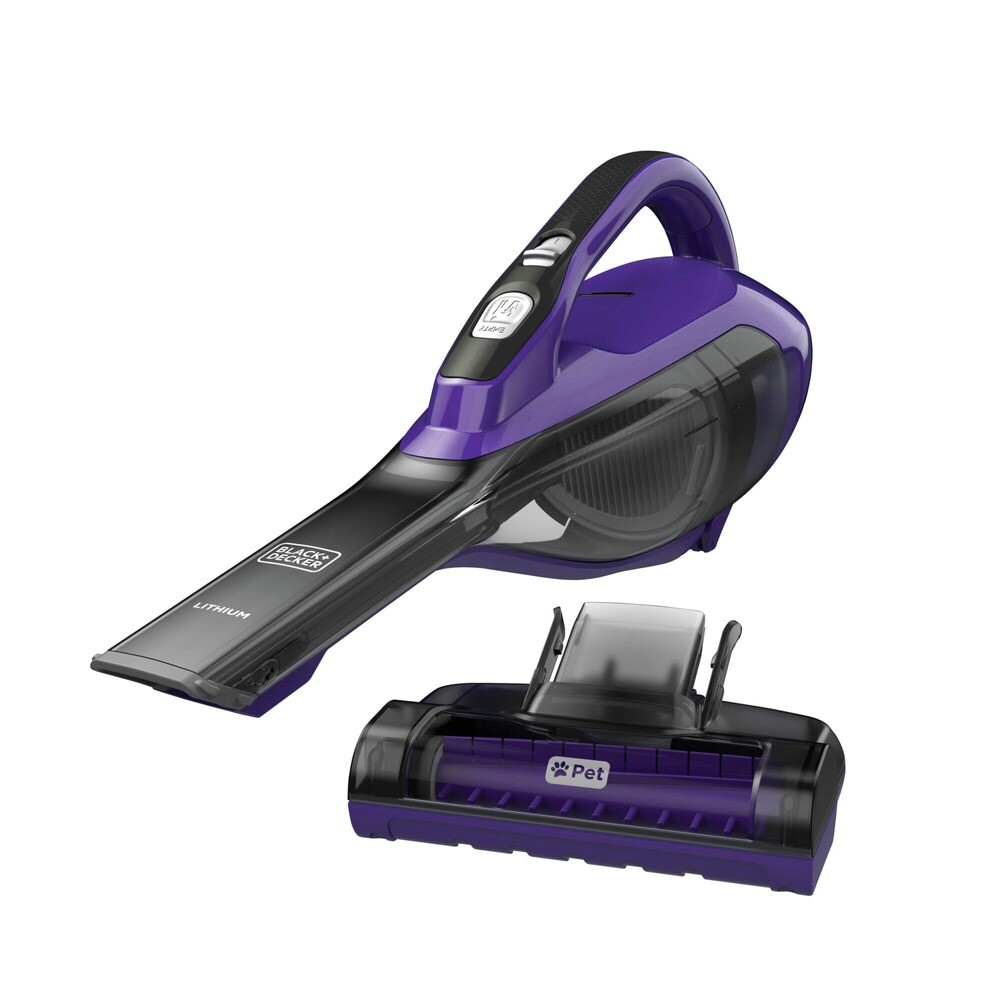 Black & Decker HLVA325JP07 Dustbuster Hand Vacuum Pet (Purple) New