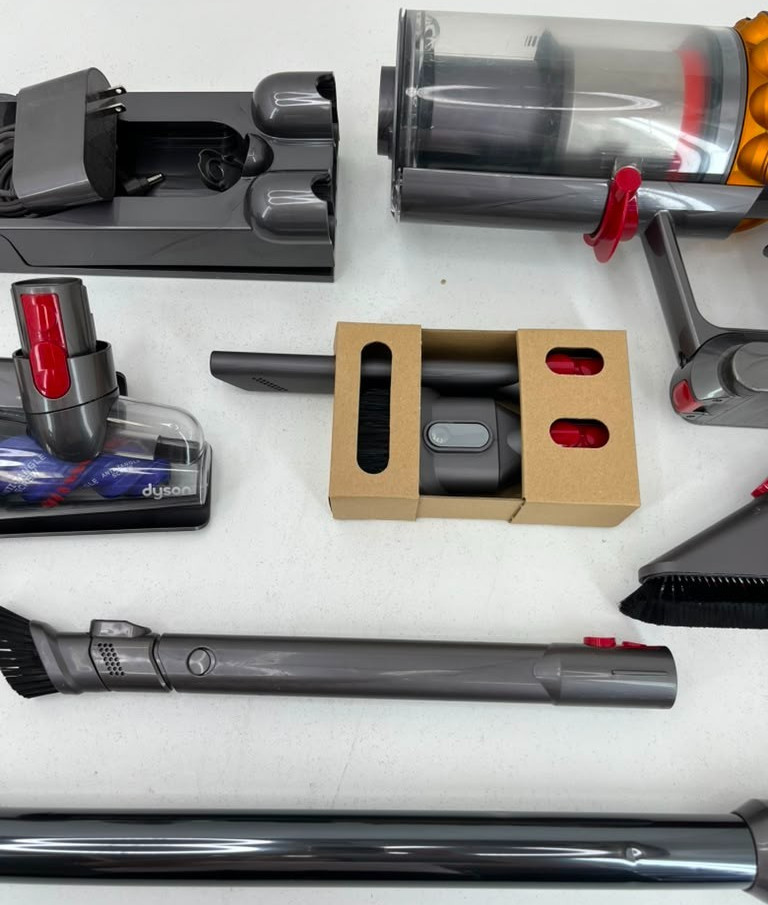 Dyson V15 Detect Cordless Stick Vacuum Cleaner Set – Yellow/Iron 0250