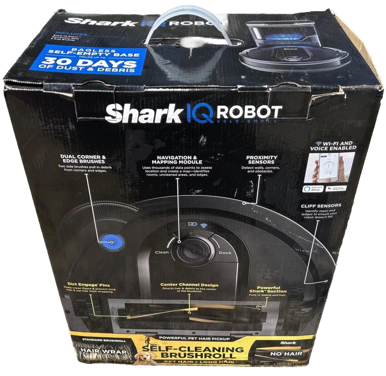 Shark RV1001AE IQ Robot Self-Empty XL Robot Vacuum with IQ Navigation Home