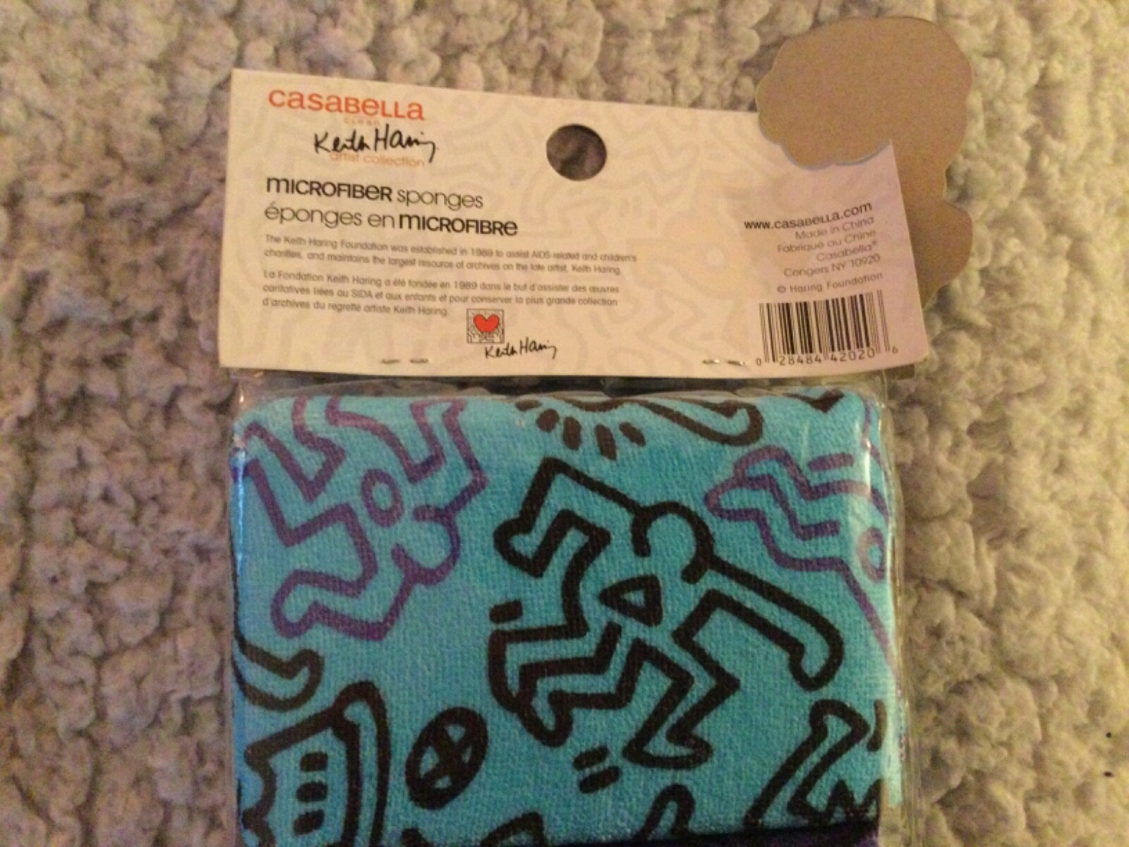 NEW Keith Haring Pop Art 3 Cleaning Sponges Design Pop Art Casabella