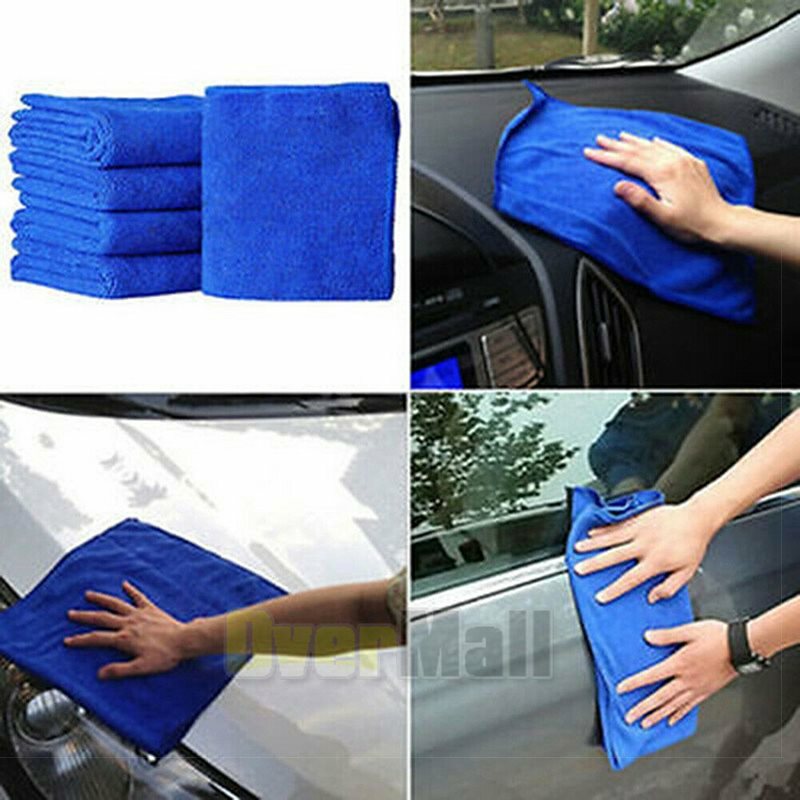 50 pcs Micro Fiber Soft Cloth Towels Set for Auto Car Detailing Cleaning Washing