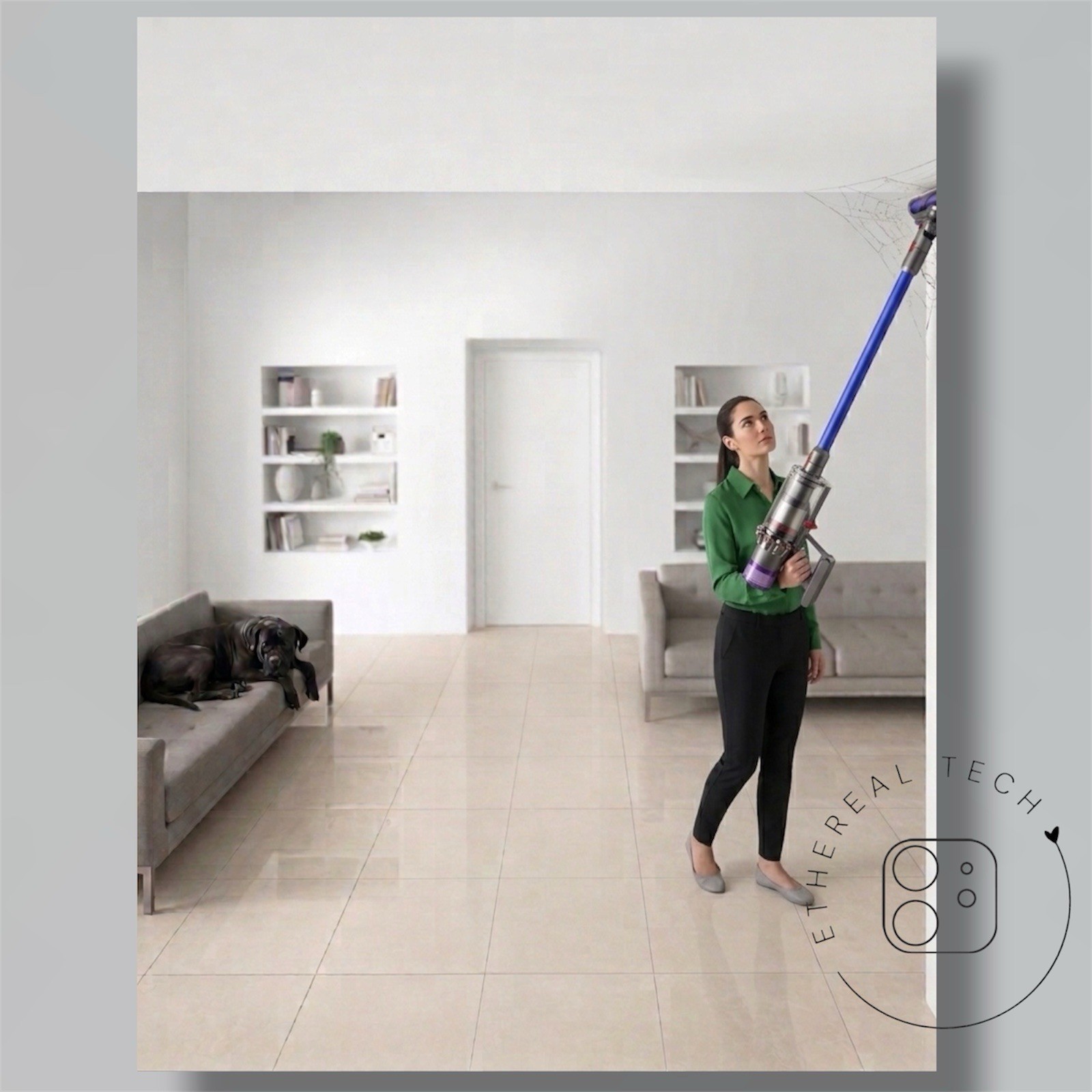 ✨Dyson V11 Cordless Stick Vacuum Nickel/Blue with 6 Accessories LCD Screen