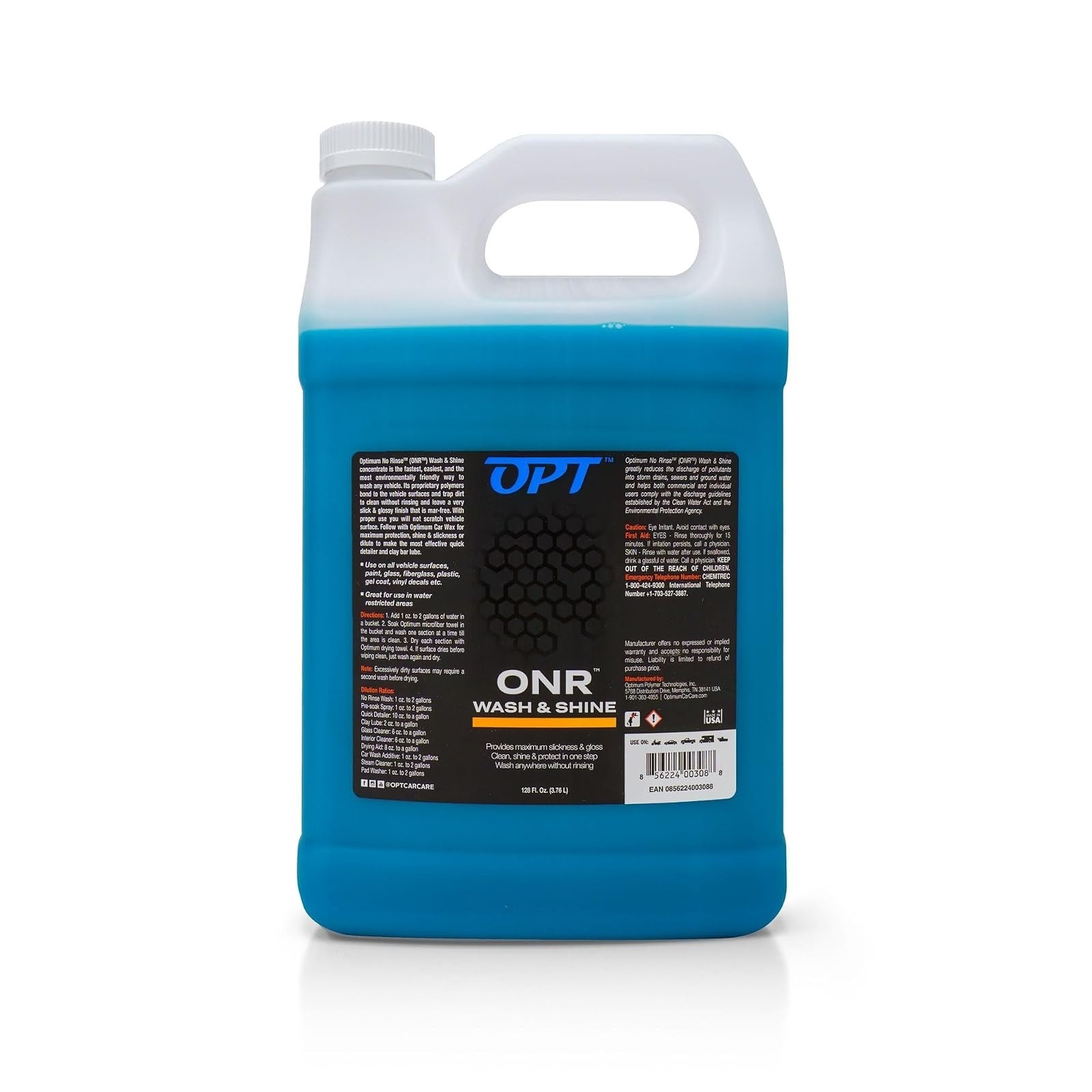 Optimum No Rinse Wash and Shine 32 Oz – Eco-Friendly Car Wash Soap