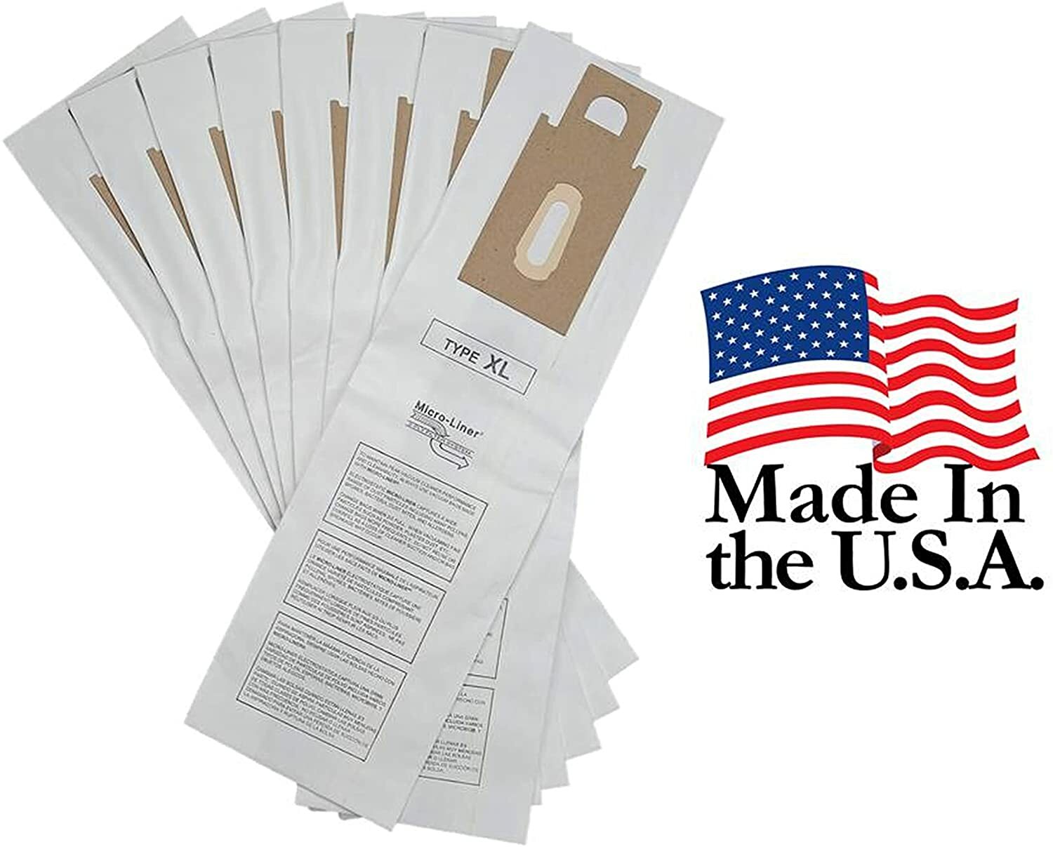 8 CC Allergen Vacuum Cleaner Bags To Fit all Oreck CC XL XL2 XL21 Upright Models