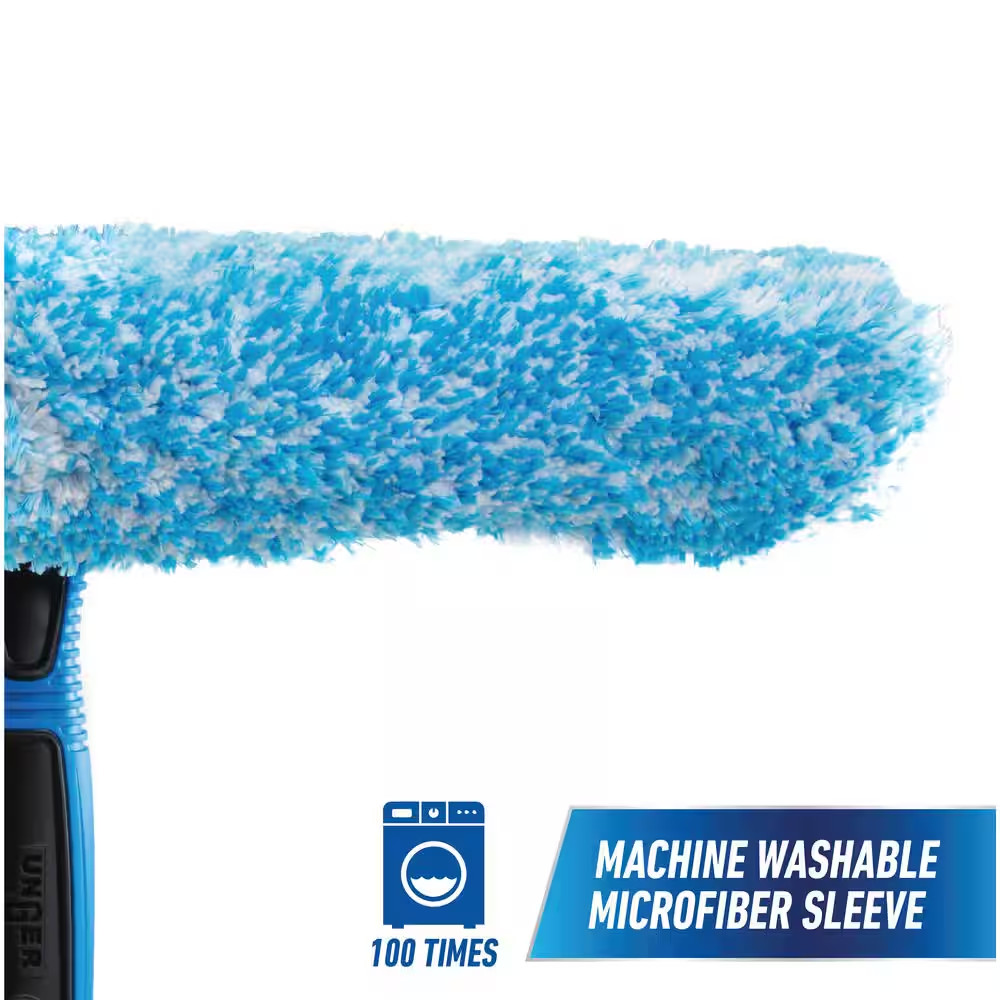 14 In. 2-In-1 Window Cleaner Squeegee & Scrubber Combi