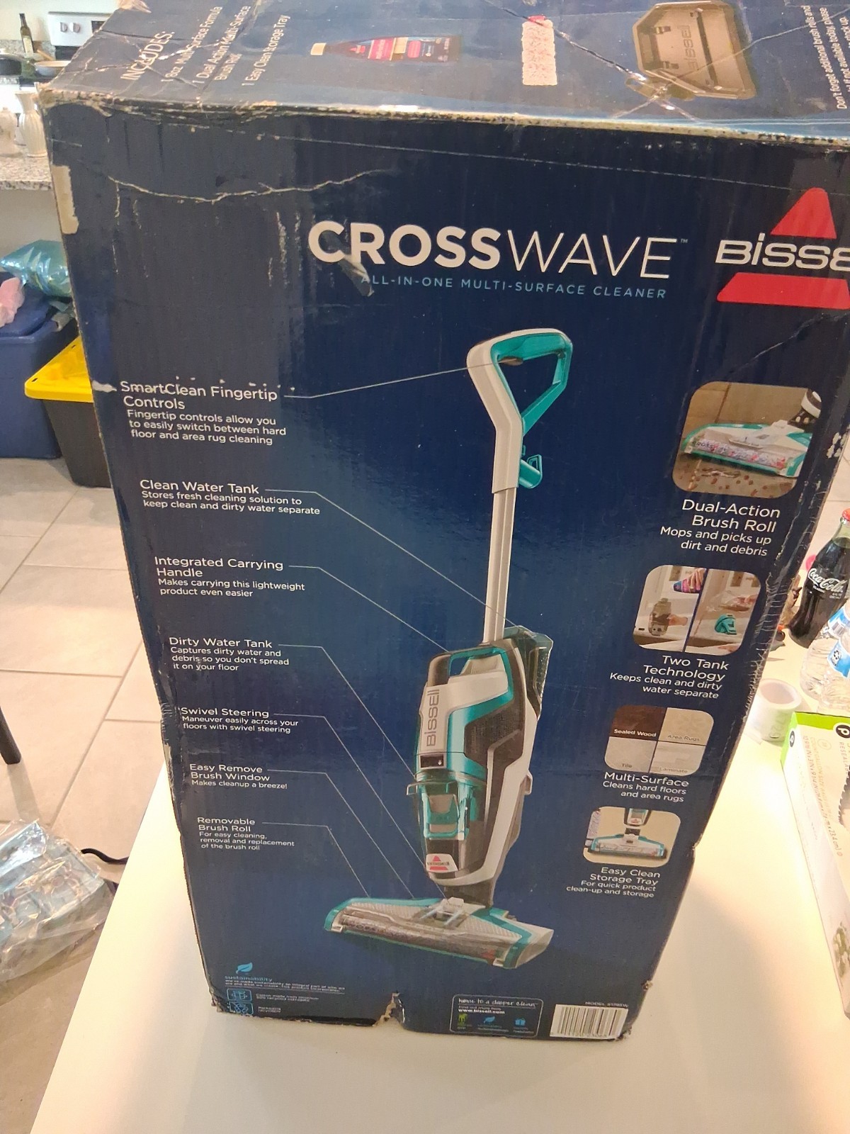 BISSELL CrossWave 2211W All-in-One Multi-Surface Wet Dry Vac – New Open Box
