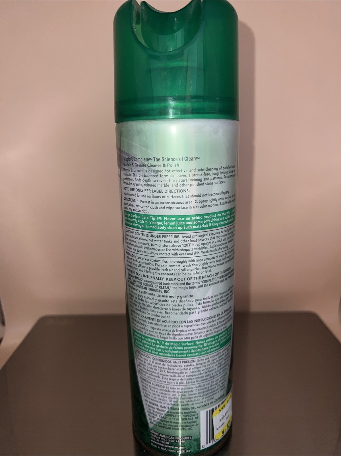 Magic Complete Marble Granite Cleaner 17oz Streak Free Older Packaging Rare
