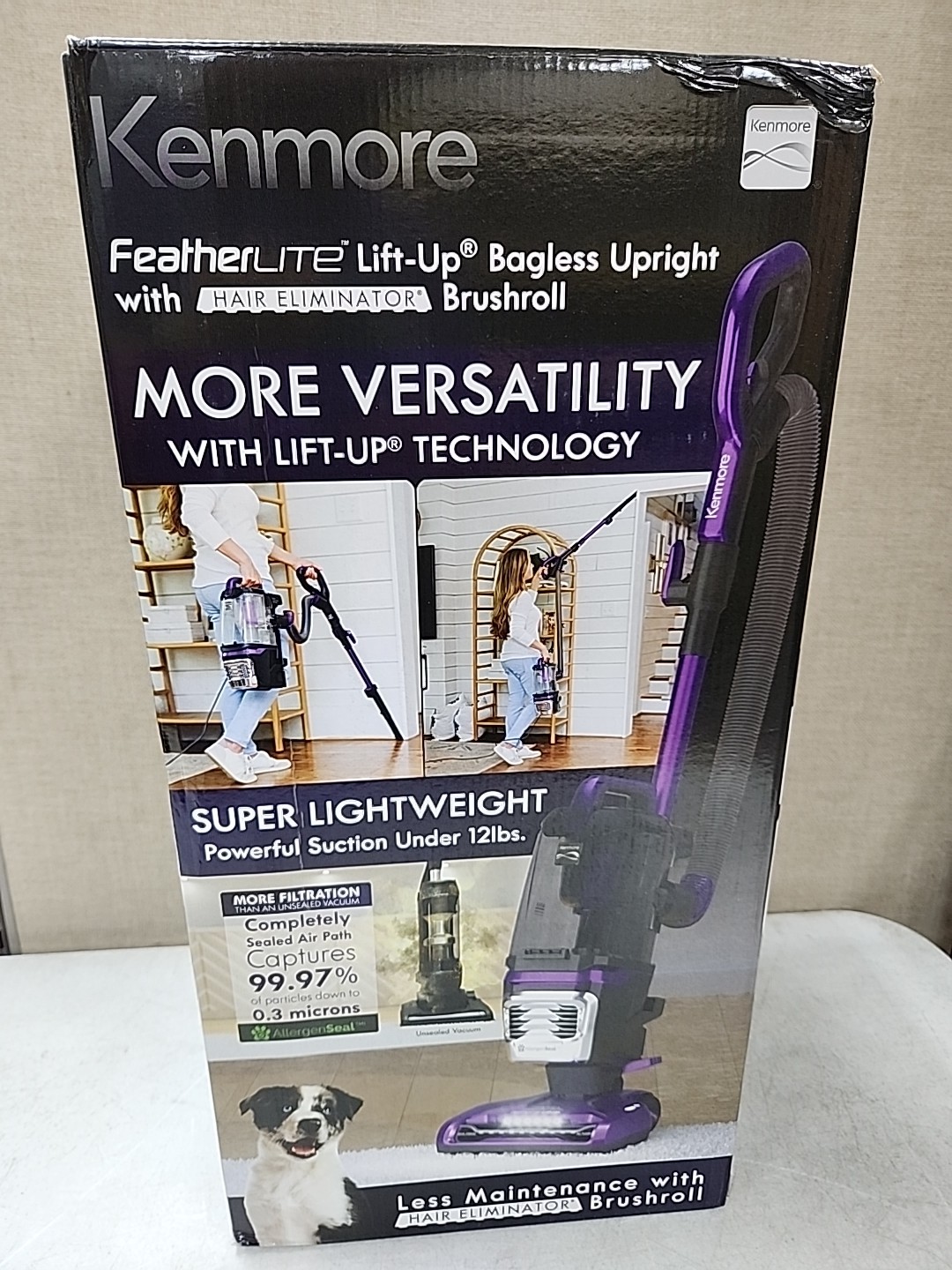 KENMORE FeatherLite Lift-Up Bagless Upright Vacuum w/ Hair Eliminator Brushroll