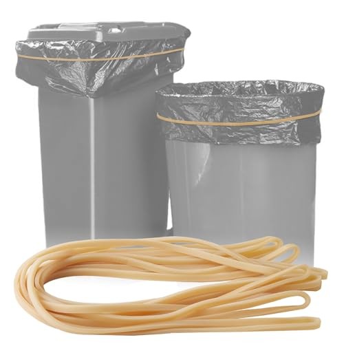 Rubber Bands for 32 55 Gallon Trash Cans Value 3 Pack yellow Size Circumference