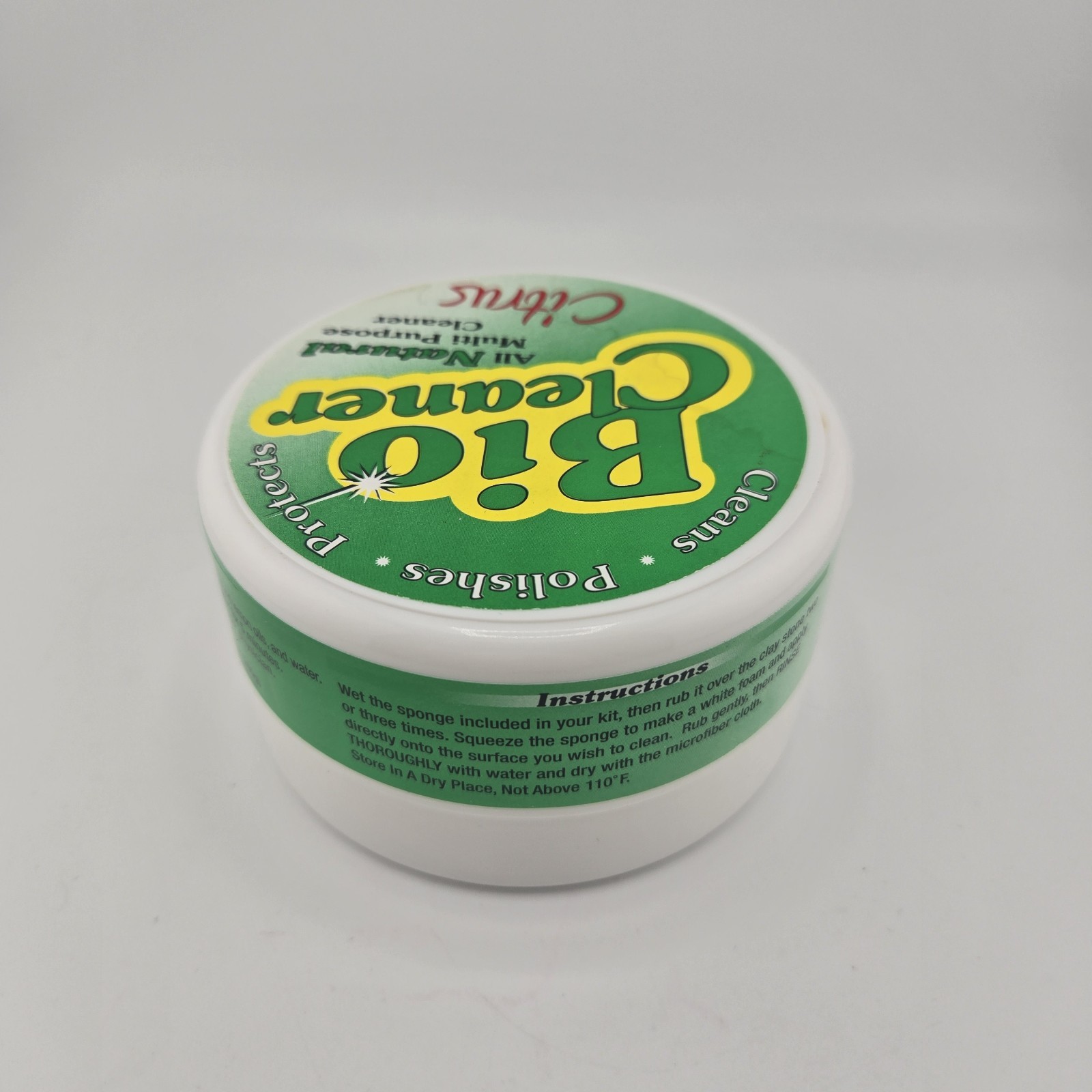 Bio Cleaner All Natural Multi-Purpose CITRUS Cleaner 10.5 Oz W/Sponge