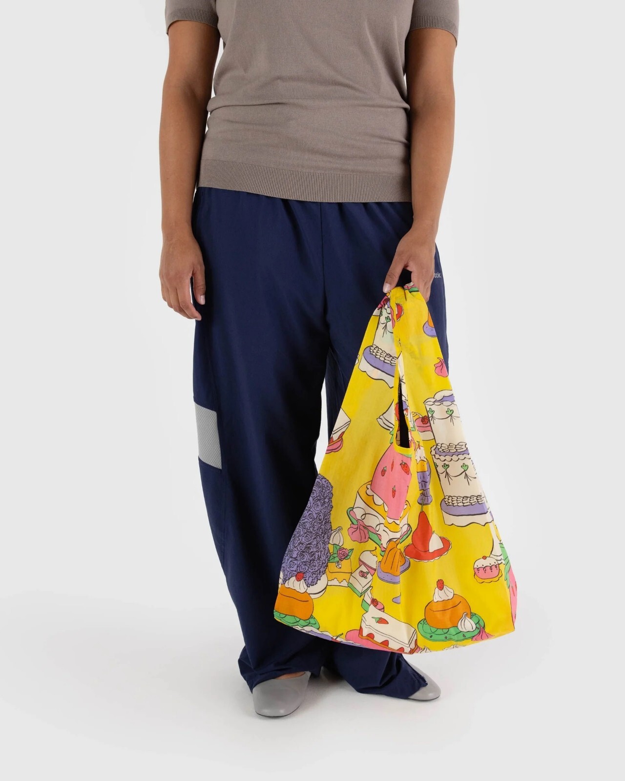 BAGGU Standard Reusable Foldable Shopping Bag Tote Assorted Patterns & Colors