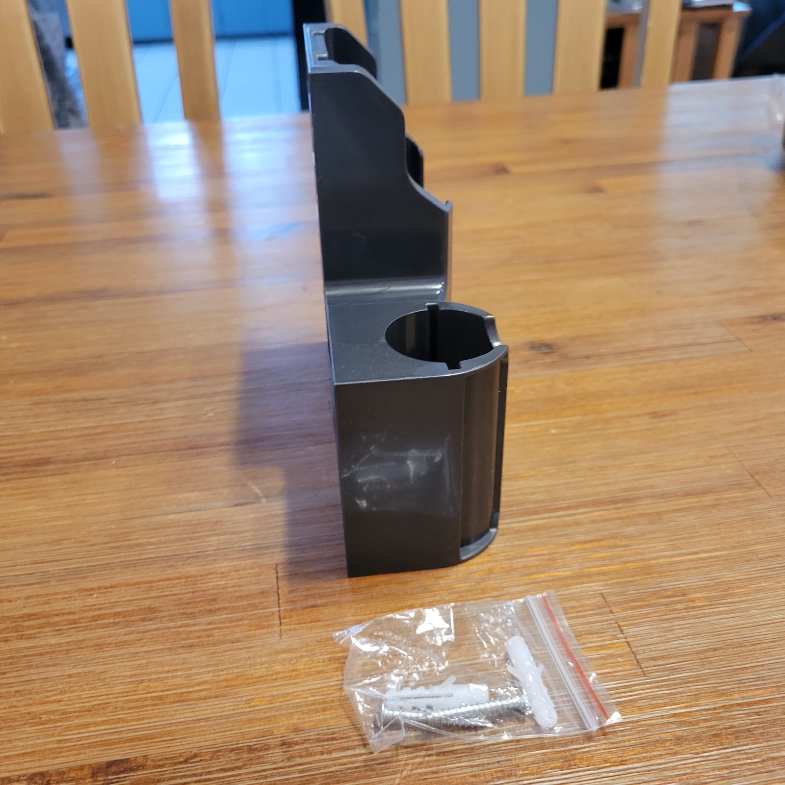 Hompany SmartVac 13 Vacuum Wall Mount Dock Holder Hanger Black Plastic Part