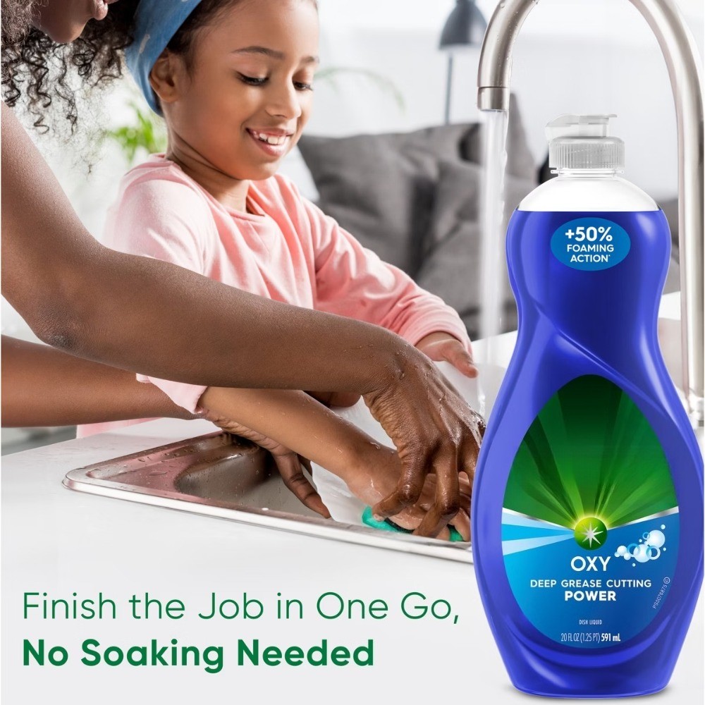 Fresh Ultra Oxy 20oz Dish Soap, Grease Remover Food Surfaces