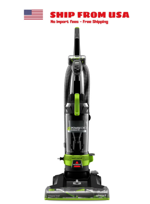 BISSELL PowerForce Helix Turbo Rewind Pet, Upright Vacuum, Pet Friendly, Automat