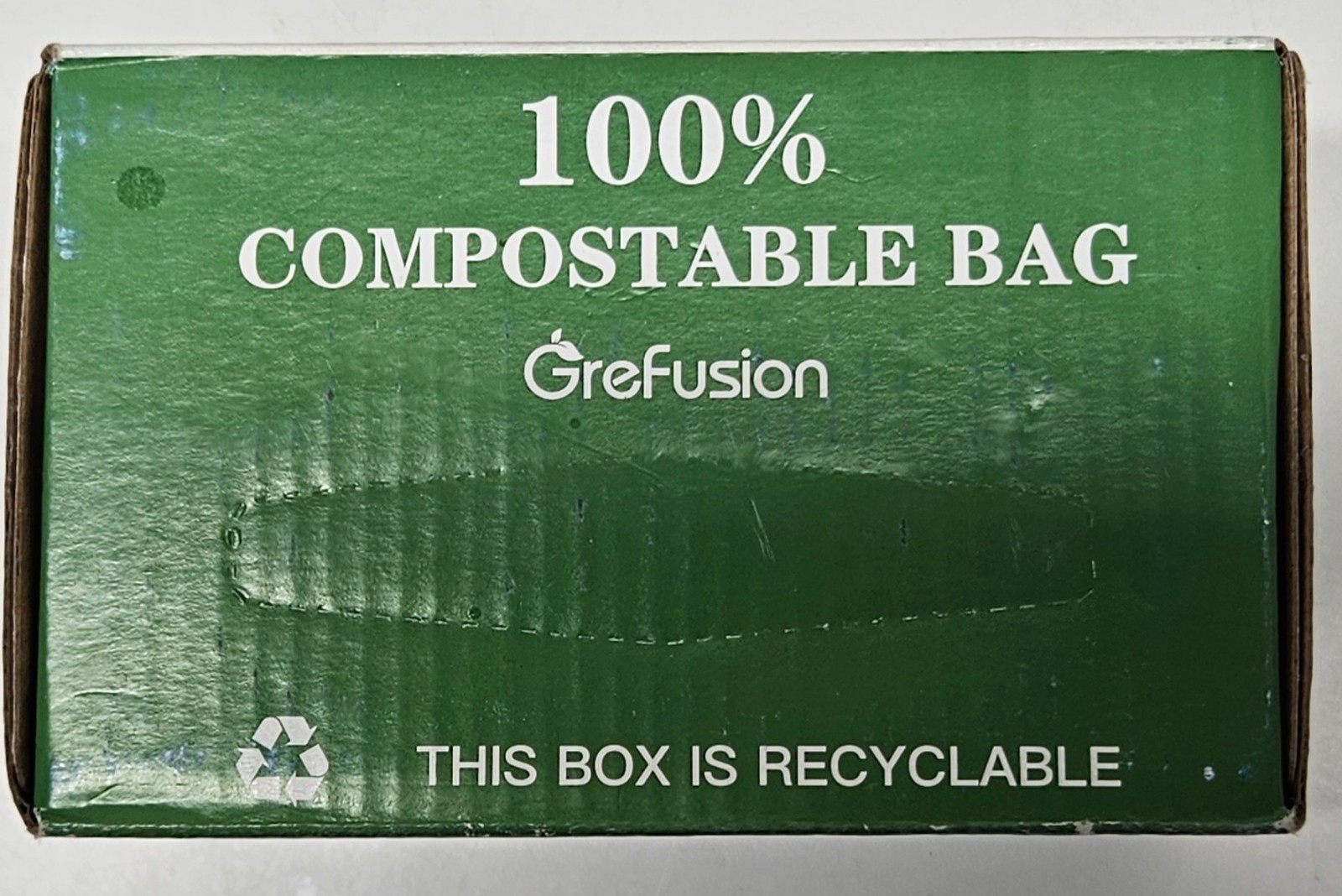 GreFusion 100% Compostable Bags 8 Gallon Eco Friendly Trash Liners Box