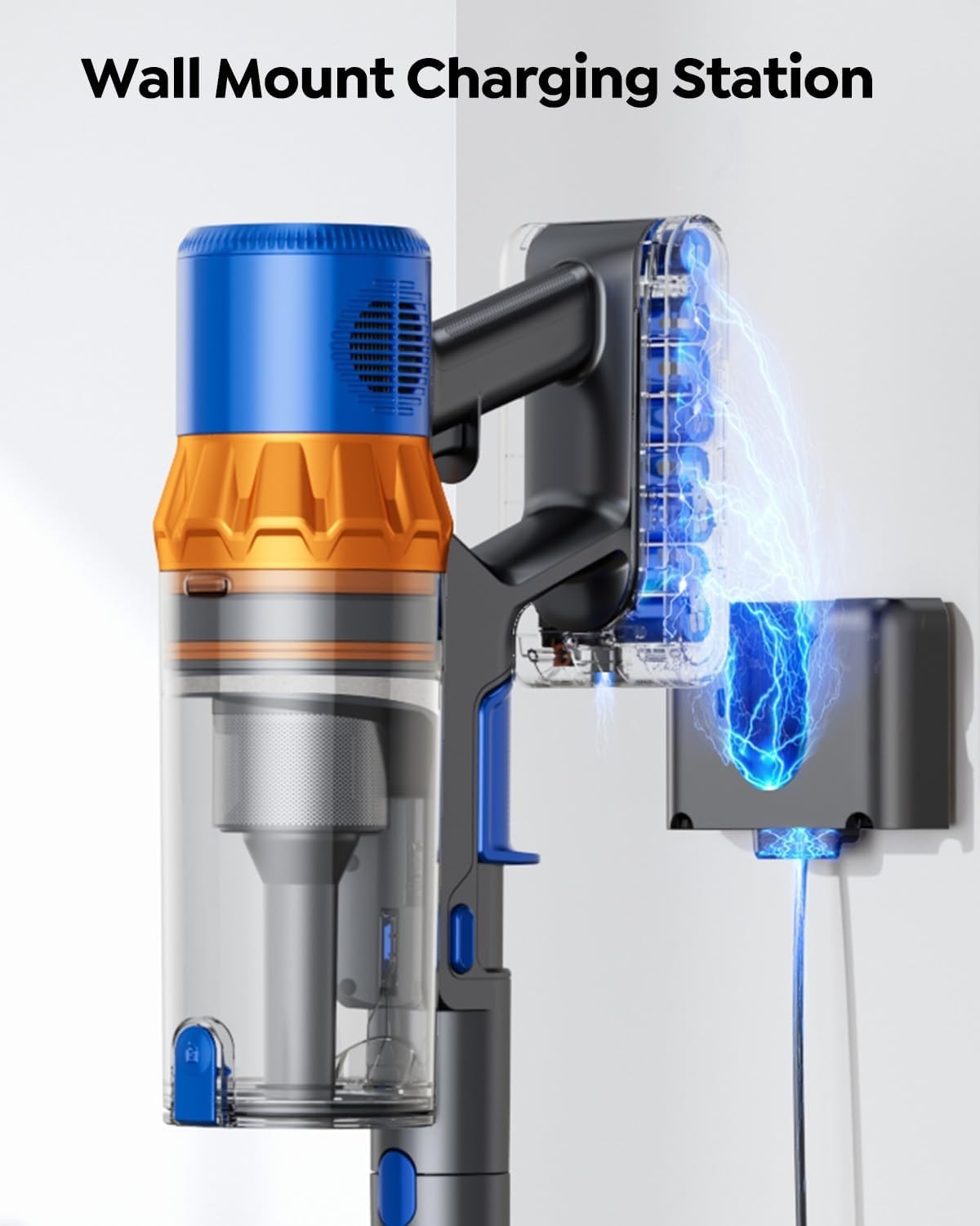 Cordless Vacuum Cleaner Stick Vacuum Pet Carpet Hard Floor Auto Mode Aromathe…