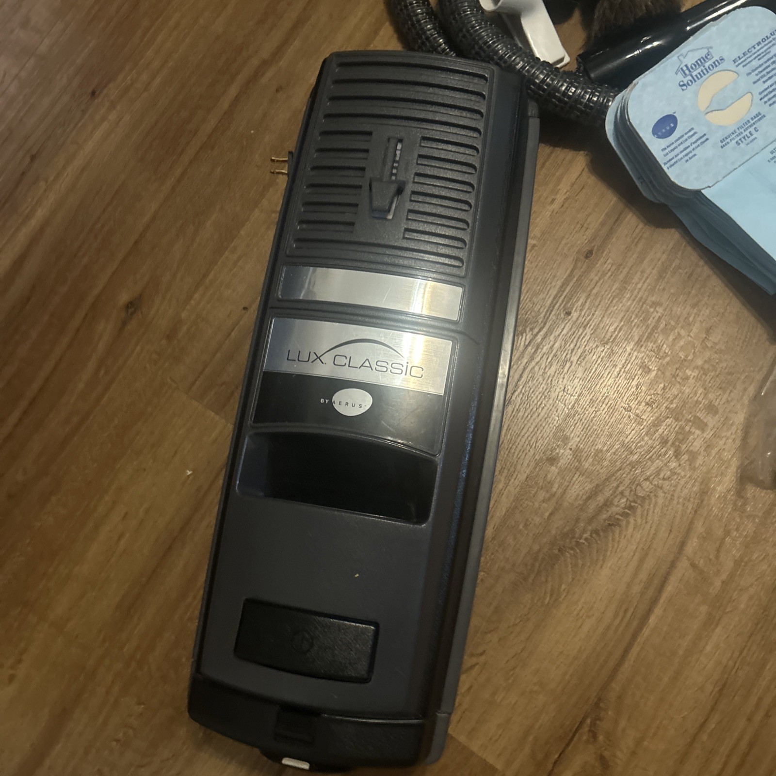 Electrolux Aerus Lux Classic C151H Canister Vacuum w/ Rug/Floor Attachment Bags