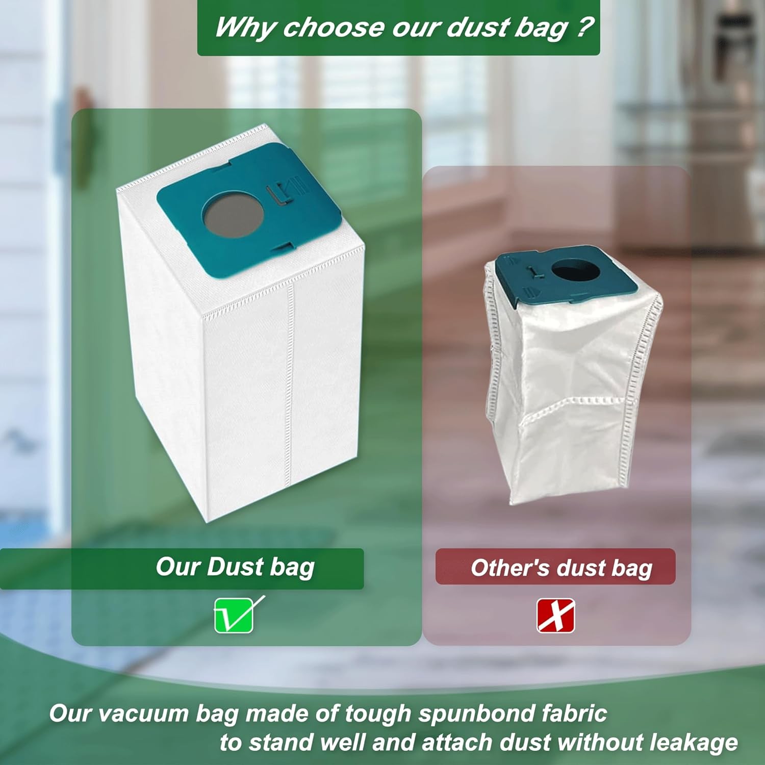 VCA ADB953 Dust Bags Compatible with for SAMSUNG BESPOKE Jet Cordless Stick