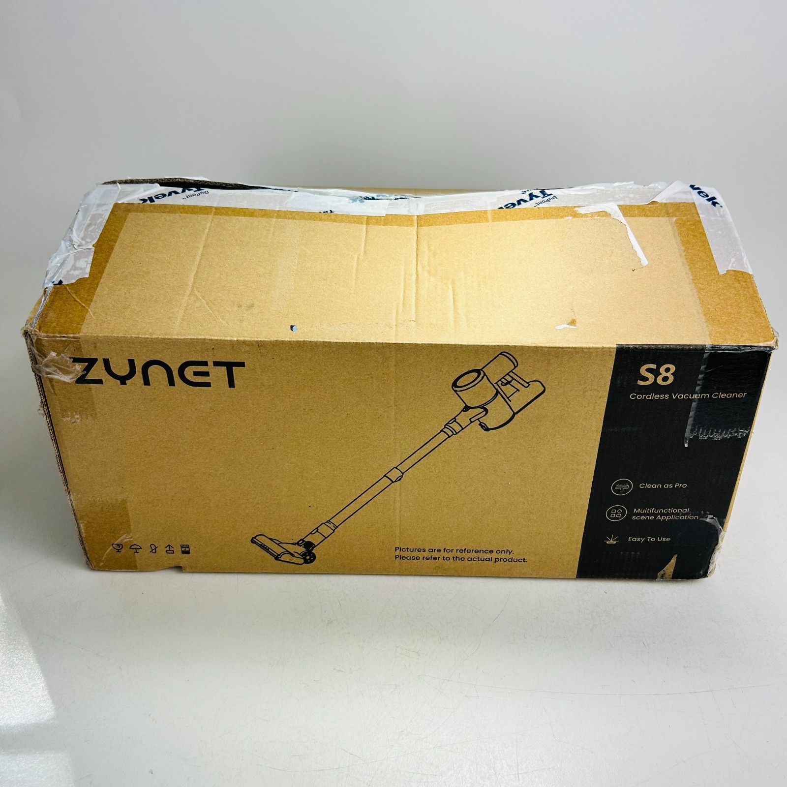 Zynet S8 Cordless Stick Vacuum 500W 45KPA 40 Min Runtime Lightweight