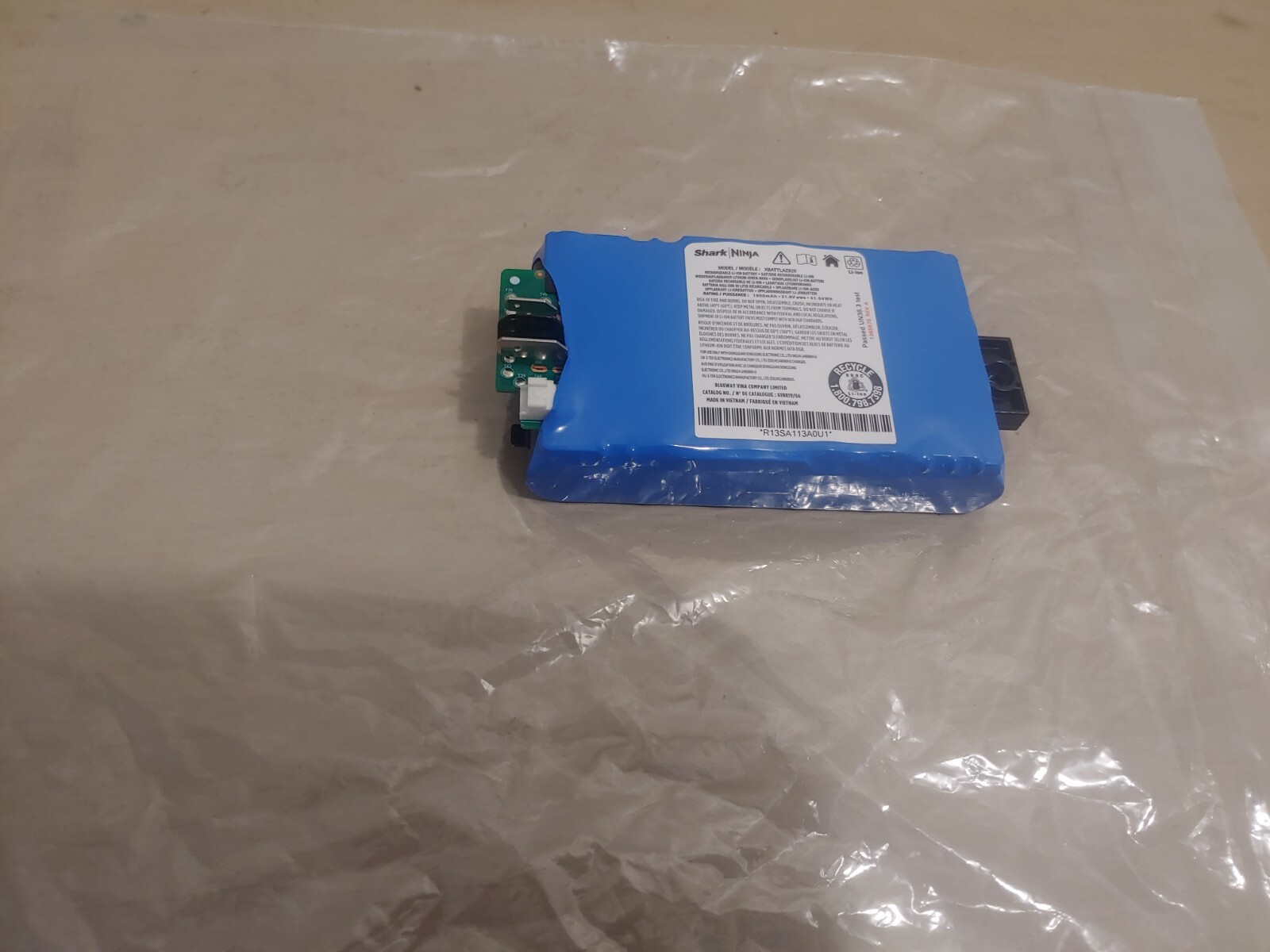 Shark XBATTLAZ620 Battery 1900mAh For AW201 HydroVac Cordless Pro XL 3-in-1-OEM