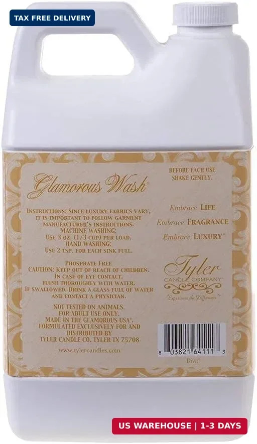 Tyler Glamorous Liquid Wash – Diva (64 oz), Pack of 1, Floral