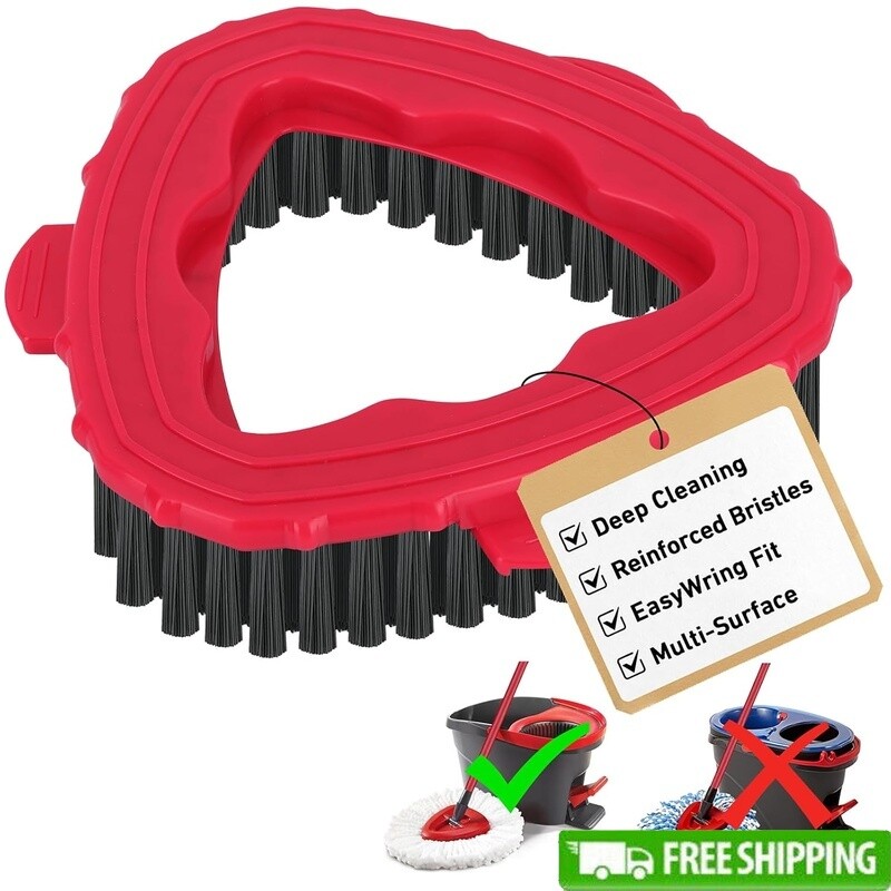 Scrub Brush Head Replacement O Cedar EasyWring Cleaning Tile Bathroom Floor New