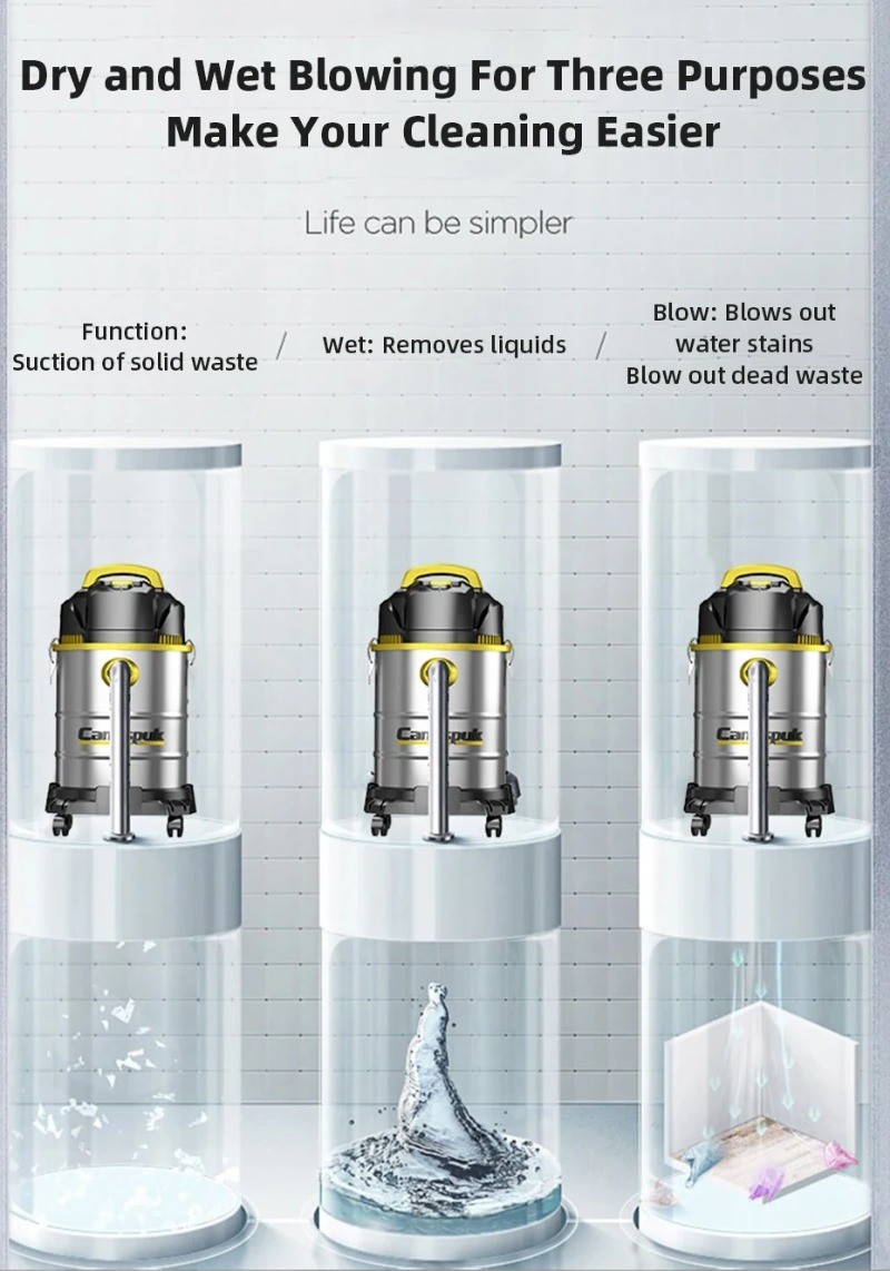 Vacuum Cleaner, Industrial, Household, Car Wash, Cleaning, High Power.