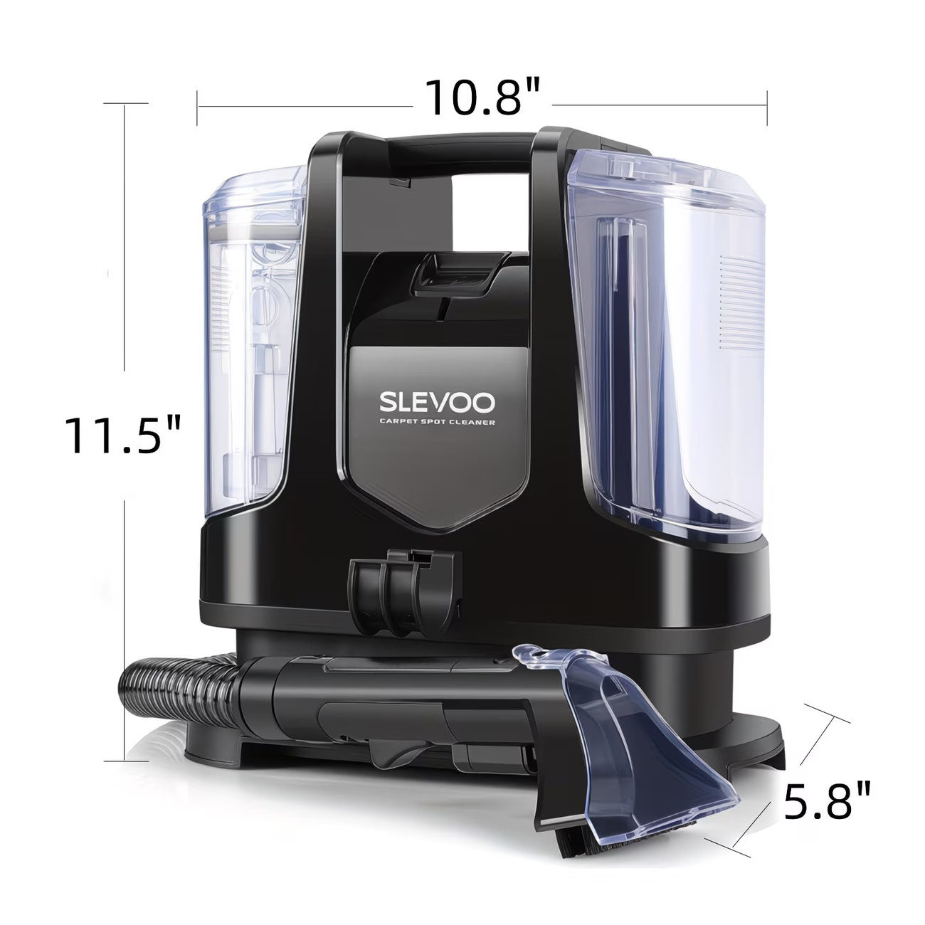 400W Powerful Carpet Cleaner Machine, Portable, Stain Remover for Pets & Rugs