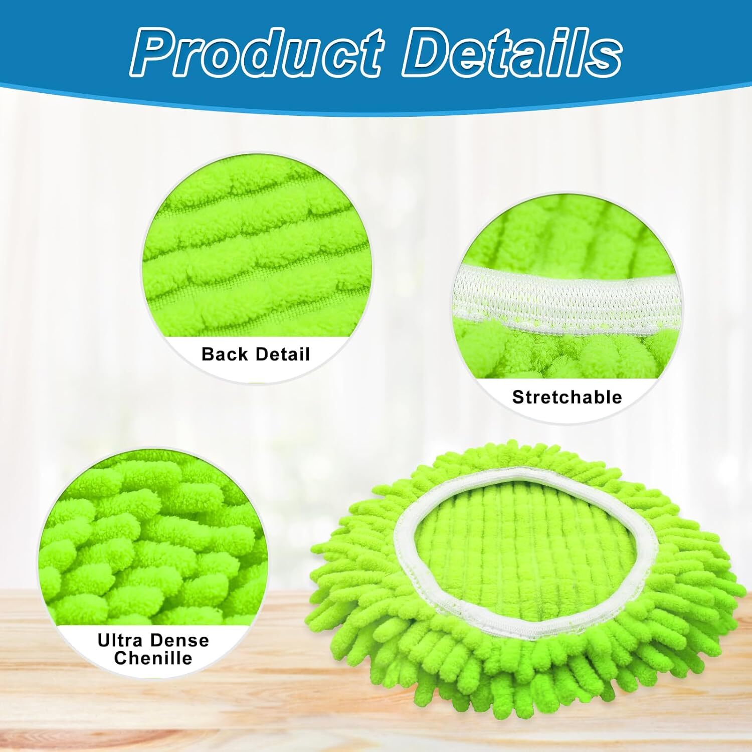 Spin Mop Heads Replacements for Ocedar Easywring 1 Tank System 3 Pack…