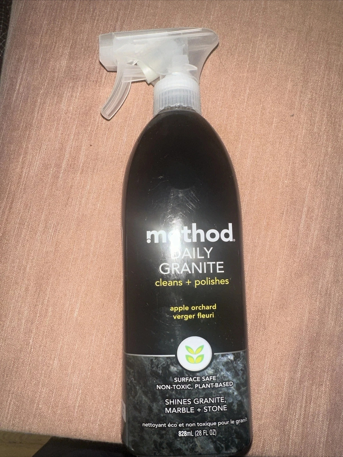1-Method Daily Granite Cleaner Apple Orchard 28 Fl oz Cleans and Polishes