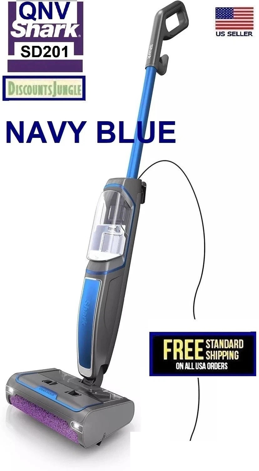 Shark SD201 Steam Pickup 3-in-1 Steam Mop Picks Up Debris Deep Scrubs Cleaner