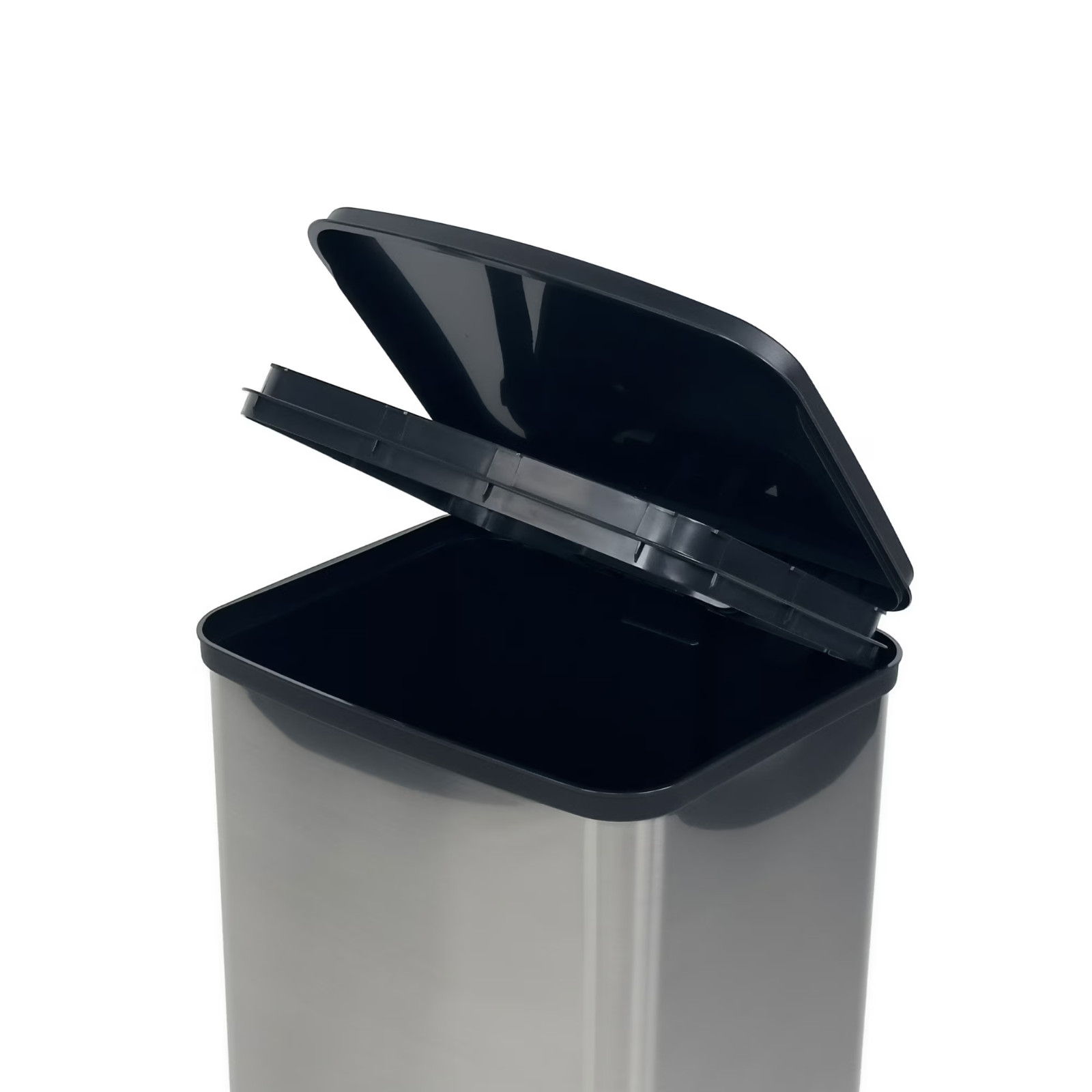 Mainstays Kitchen Trash Can, 13.2 Gallon Plastic Step Garbage Bin
