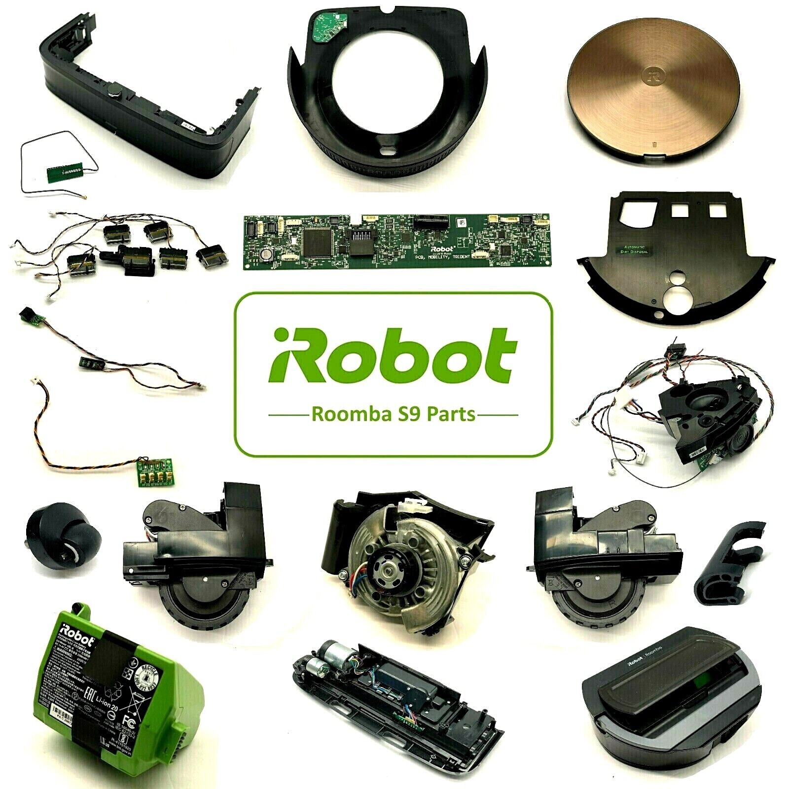 Genuine Replacement Parts for iRobot Roomba s9 & s9+ (9550) Robot Vacuum