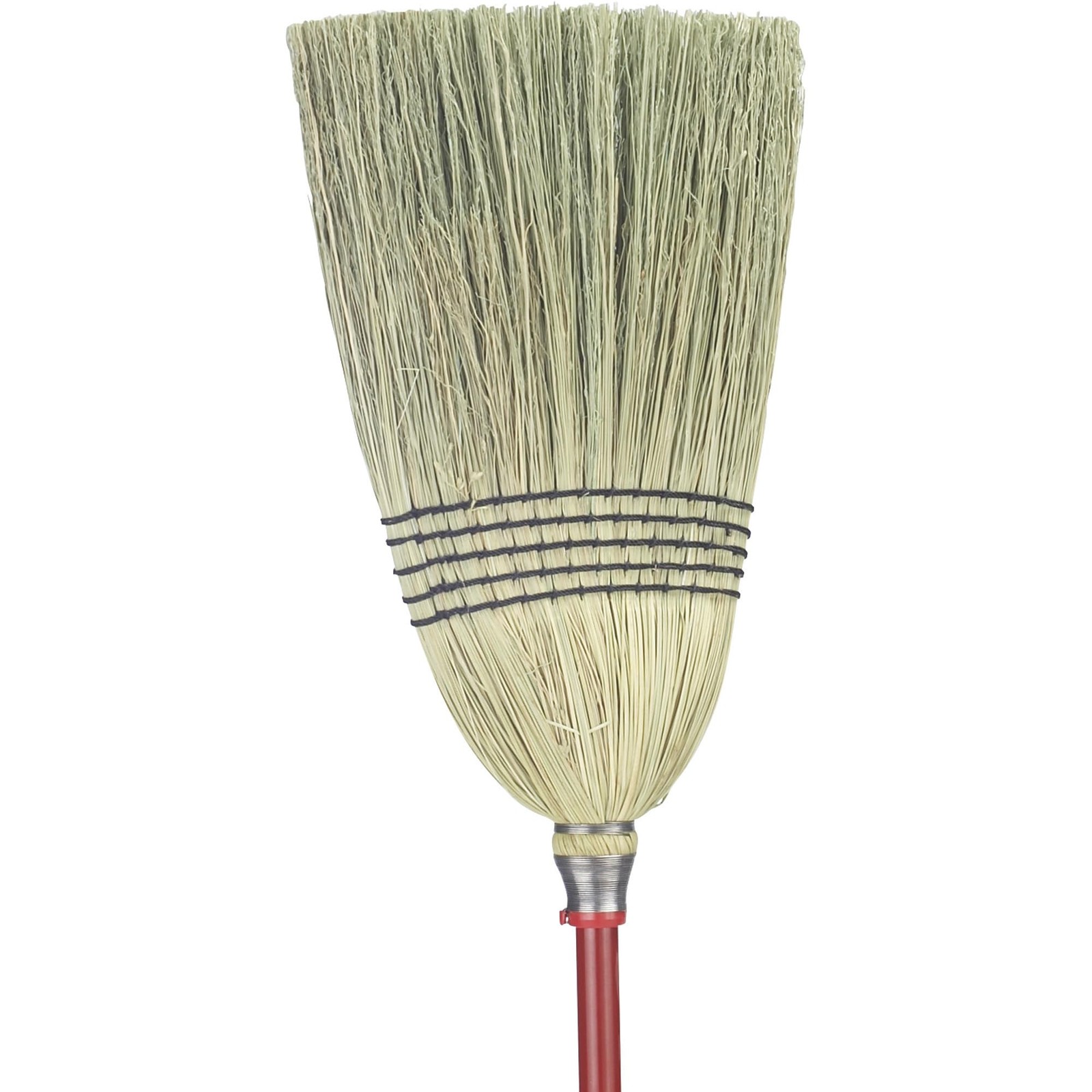 Libman 14in. Janitor Corn Broom, 57in.L Handle, Model# 502