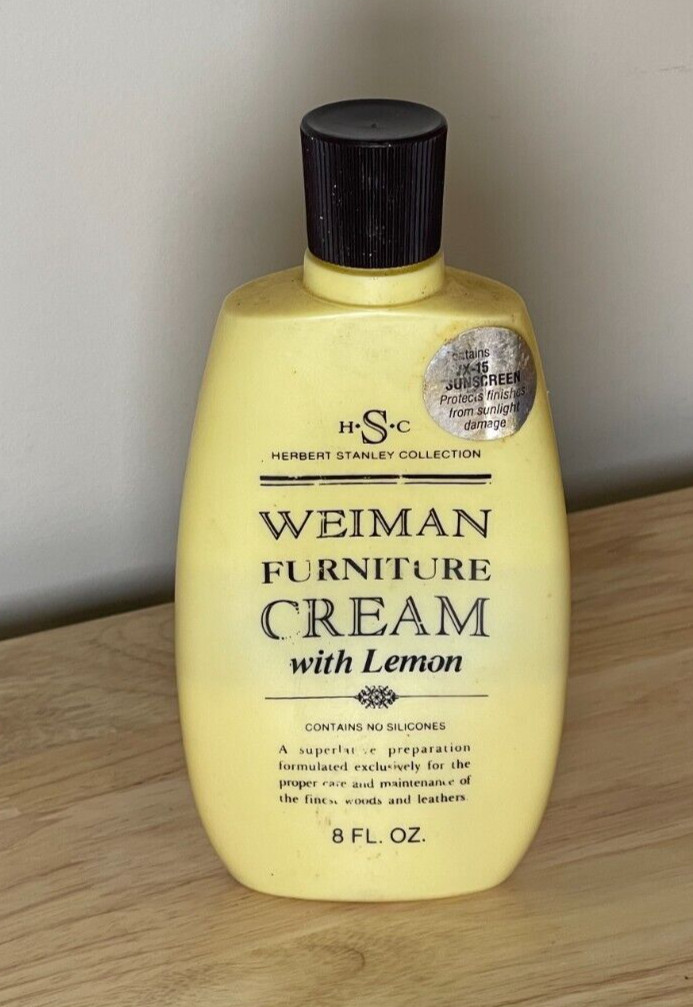 Weiman Furniture Cream With Lemon 8 Fl Oz Used
