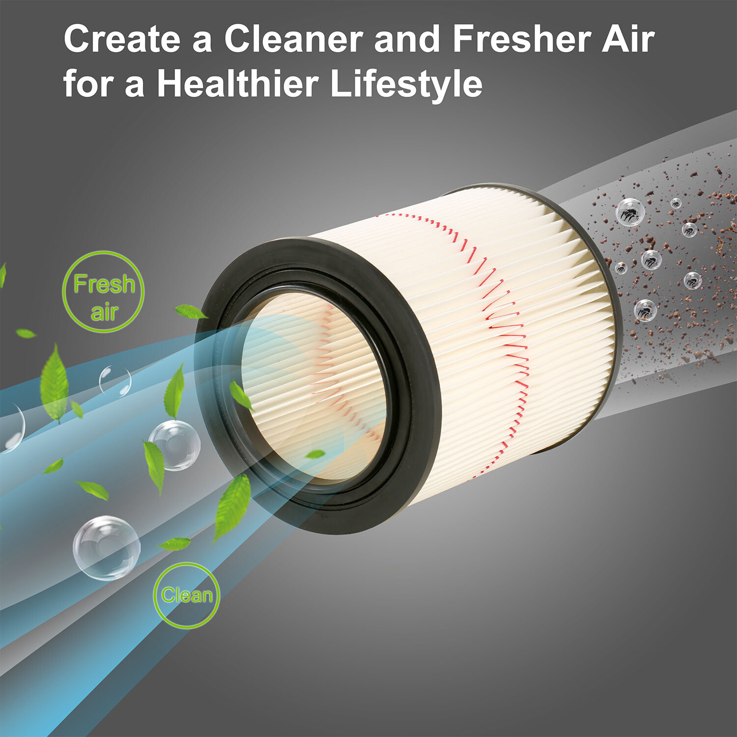 9-17816 Vacuum Cartridge Filter Wet Dry Cartridge Replacement New Portable Tool