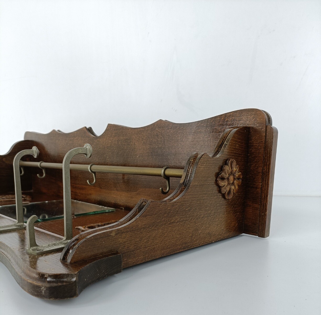 Large Funky Coat rack Hat rack Wood Modernist 30s- 40s Pop Art