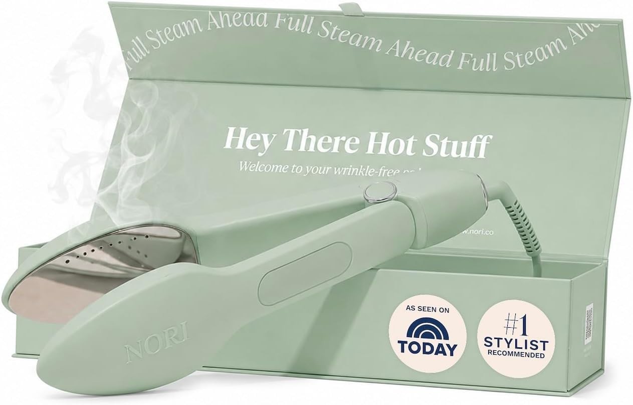 Nori The Handheld Steam Iron 3 in 1 Iron, Press & Steam Green New & Sealed