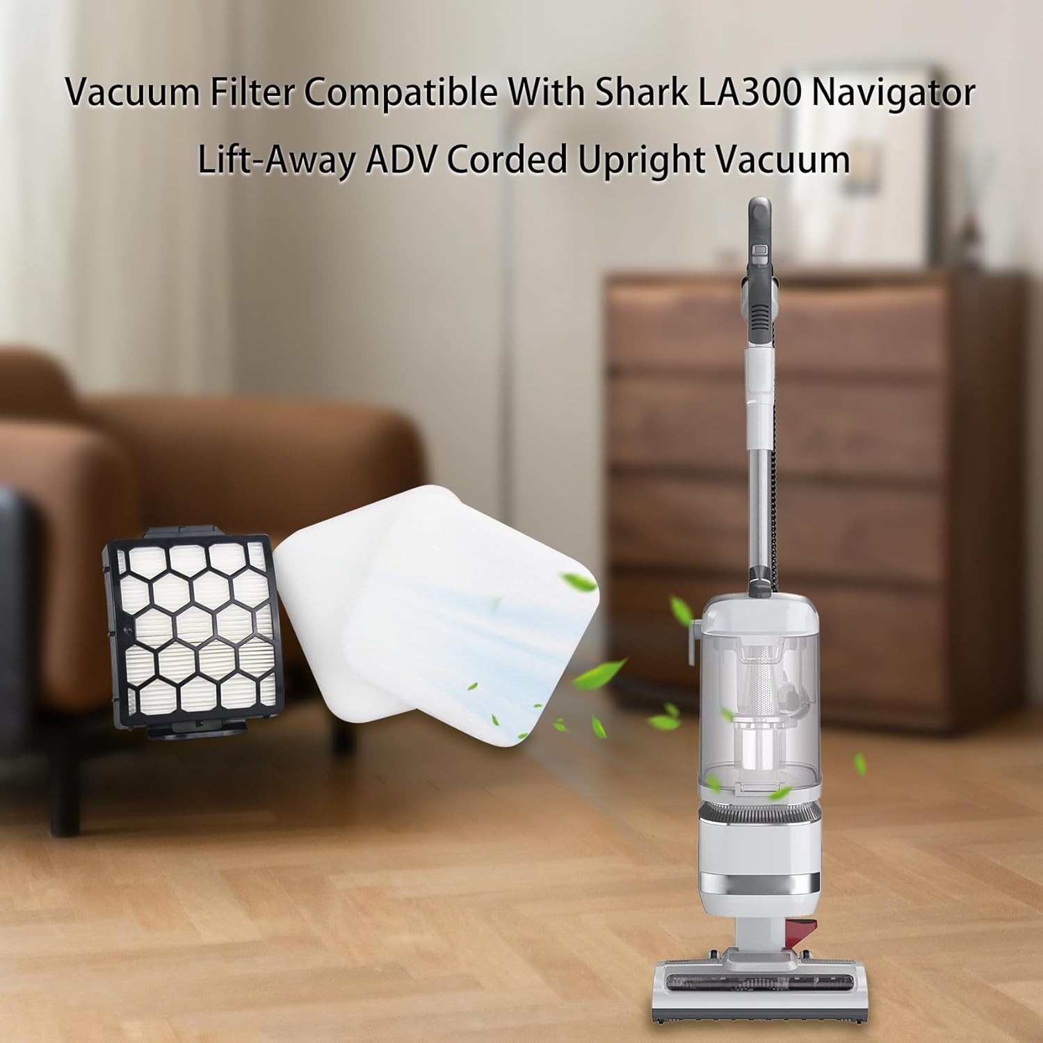 Replacement Filter Compatible with Shark LA802 LA800 LA802C Navigator Lift Away
