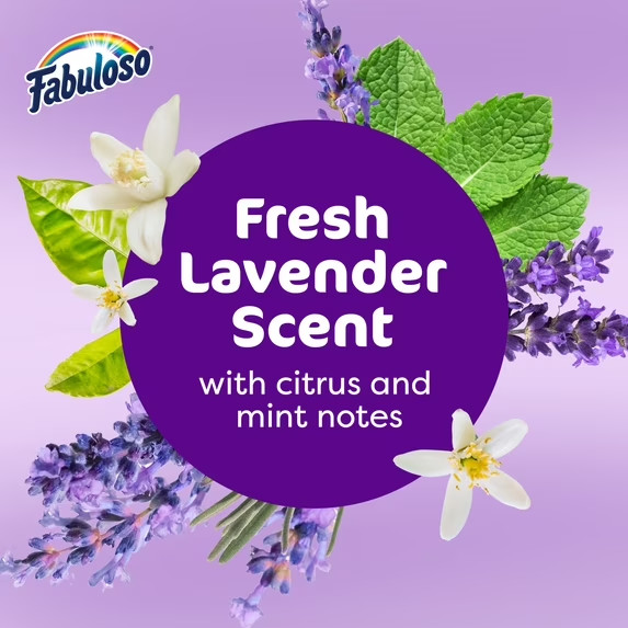 Fabuloso Multi-purpose Cleaner 2x Concentrated | Lavender | 56 Oz 2 Pack