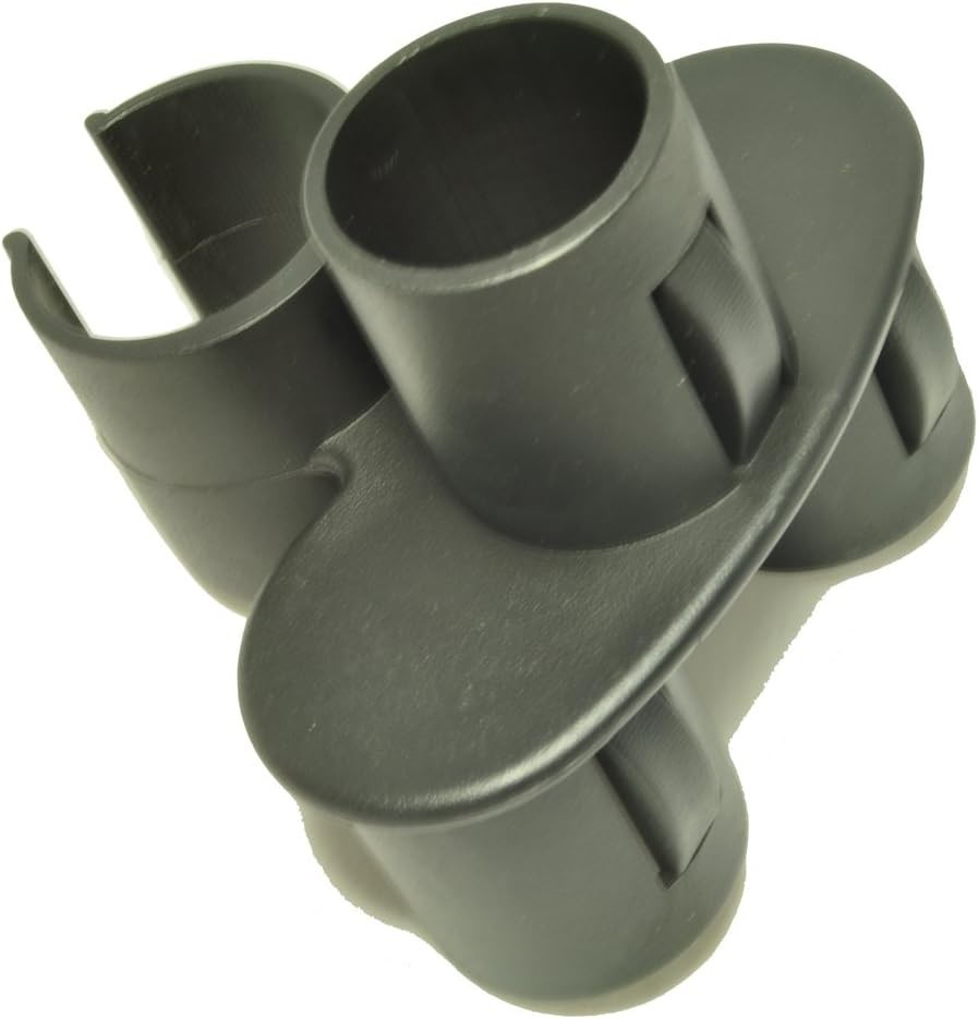 Vacuum Wand Tool Holder – Clips 3 Accessories, Universal 1.25″ Fit (Aftermarket)